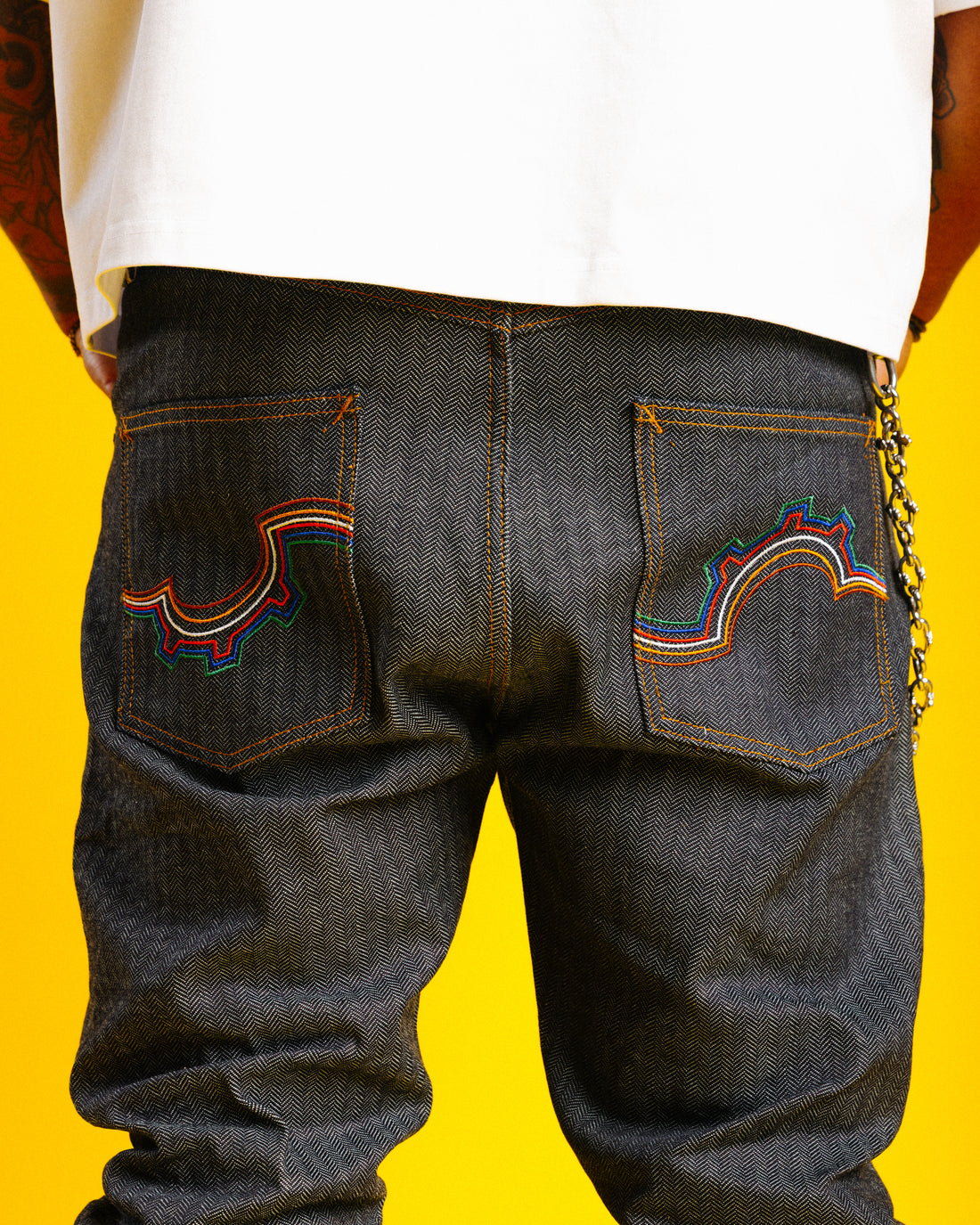 JAPANESE HERRINGBONE SELVEDGE DENIM JEANS