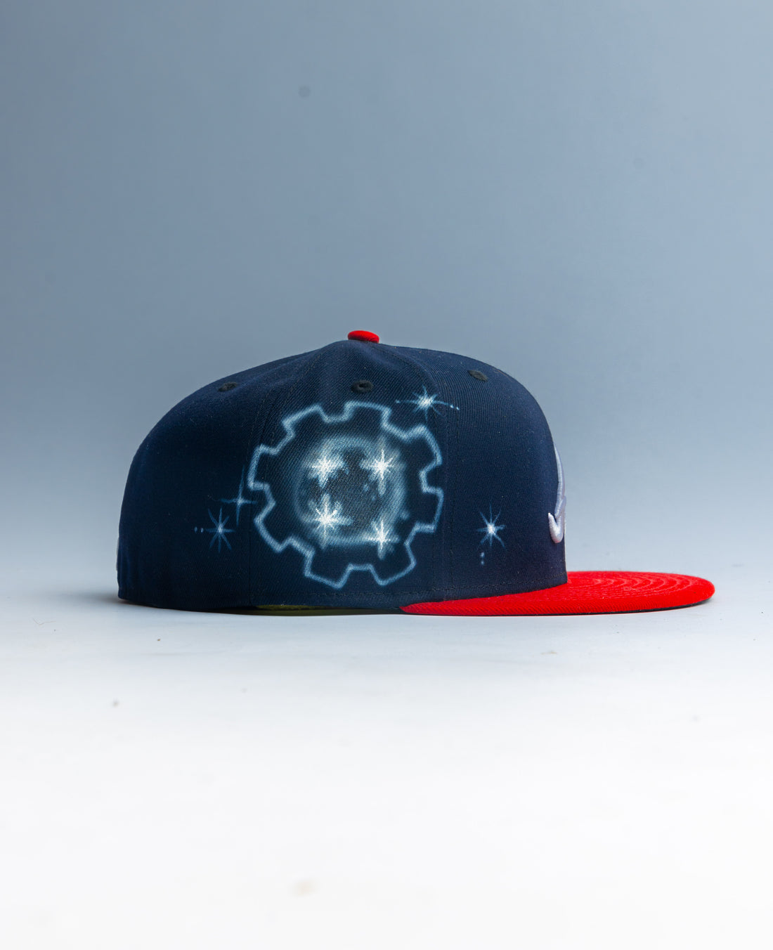 AIRBRUSHED NEW ERA FITTED [ ATL ]