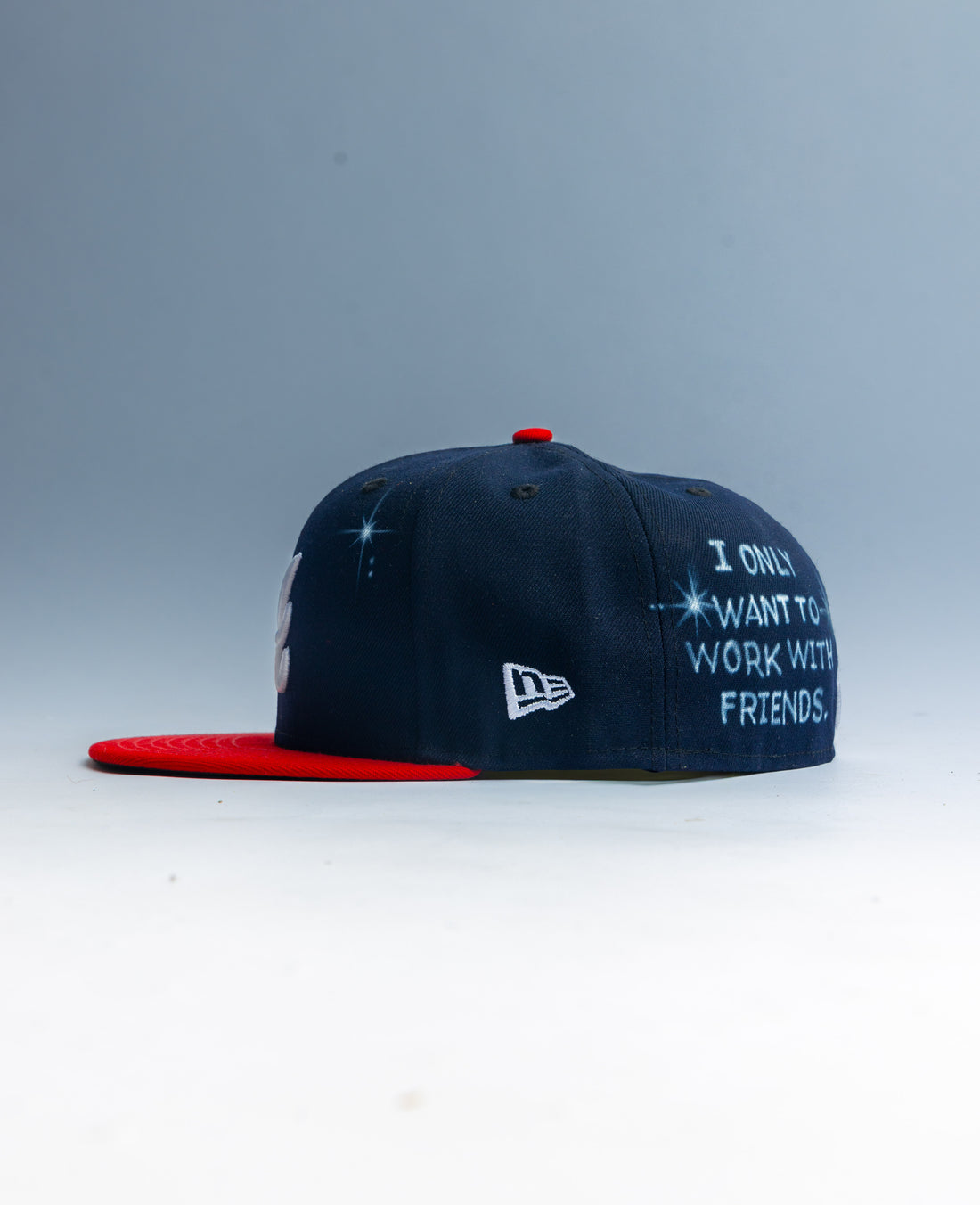 AIRBRUSHED NEW ERA FITTED [ ATL ]