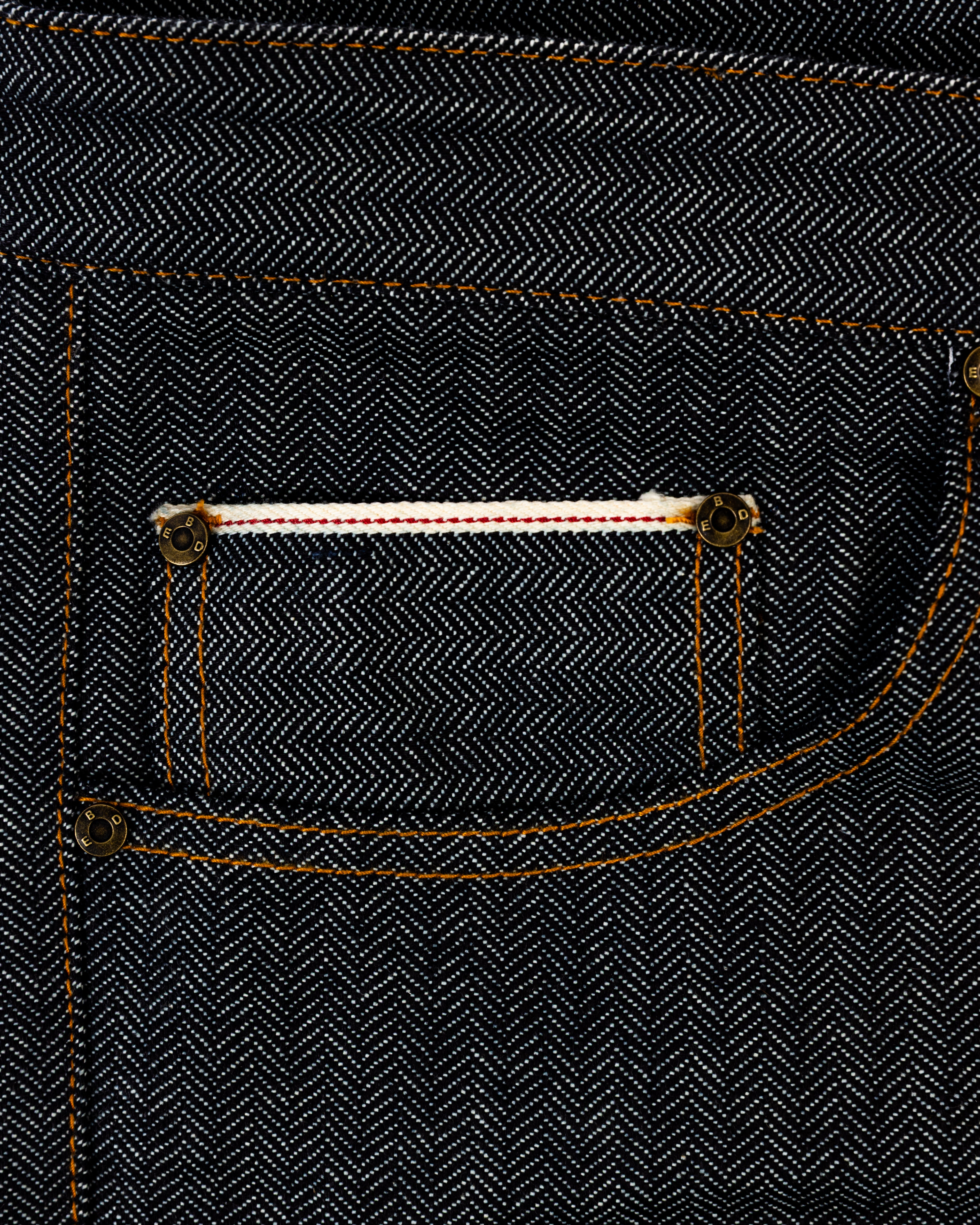 JAPANESE HERRINGBONE SELVEDGE DENIM JEANS