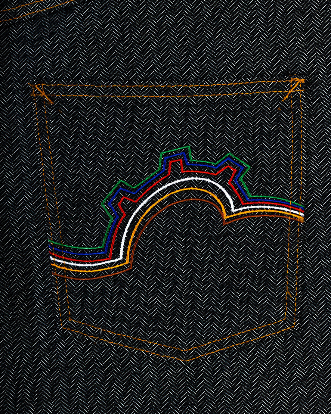 JAPANESE HERRINGBONE SELVEDGE DENIM JEANS