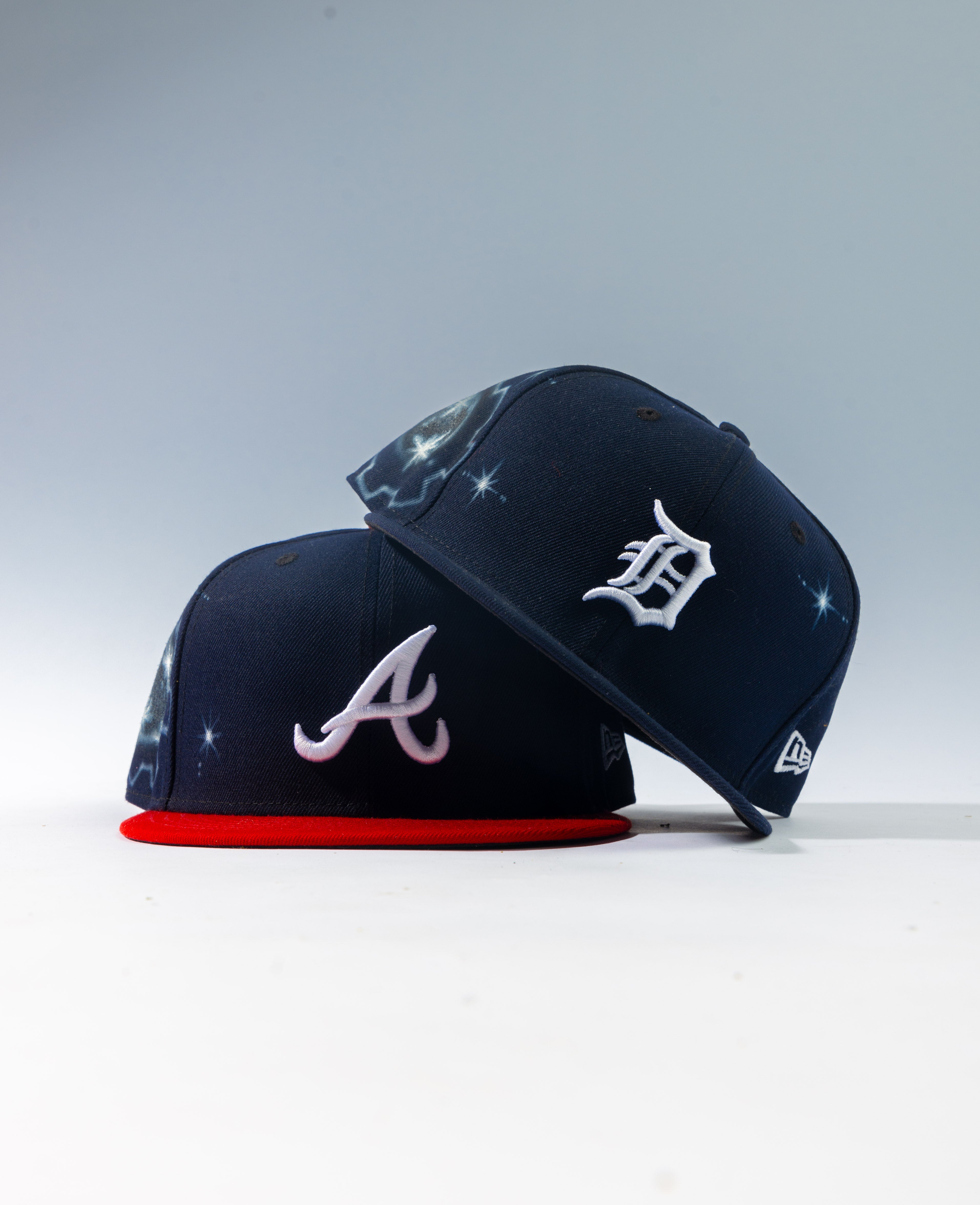 AIRBRUSHED NEW ERA FITTED [ ATL ]