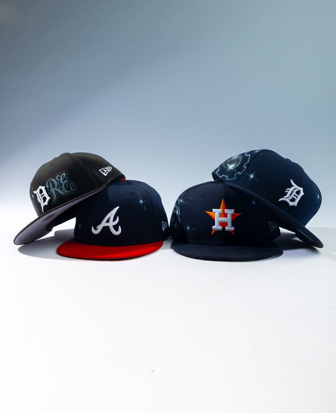 AIRBRUSHED NEW ERA FITTED [ DET ]