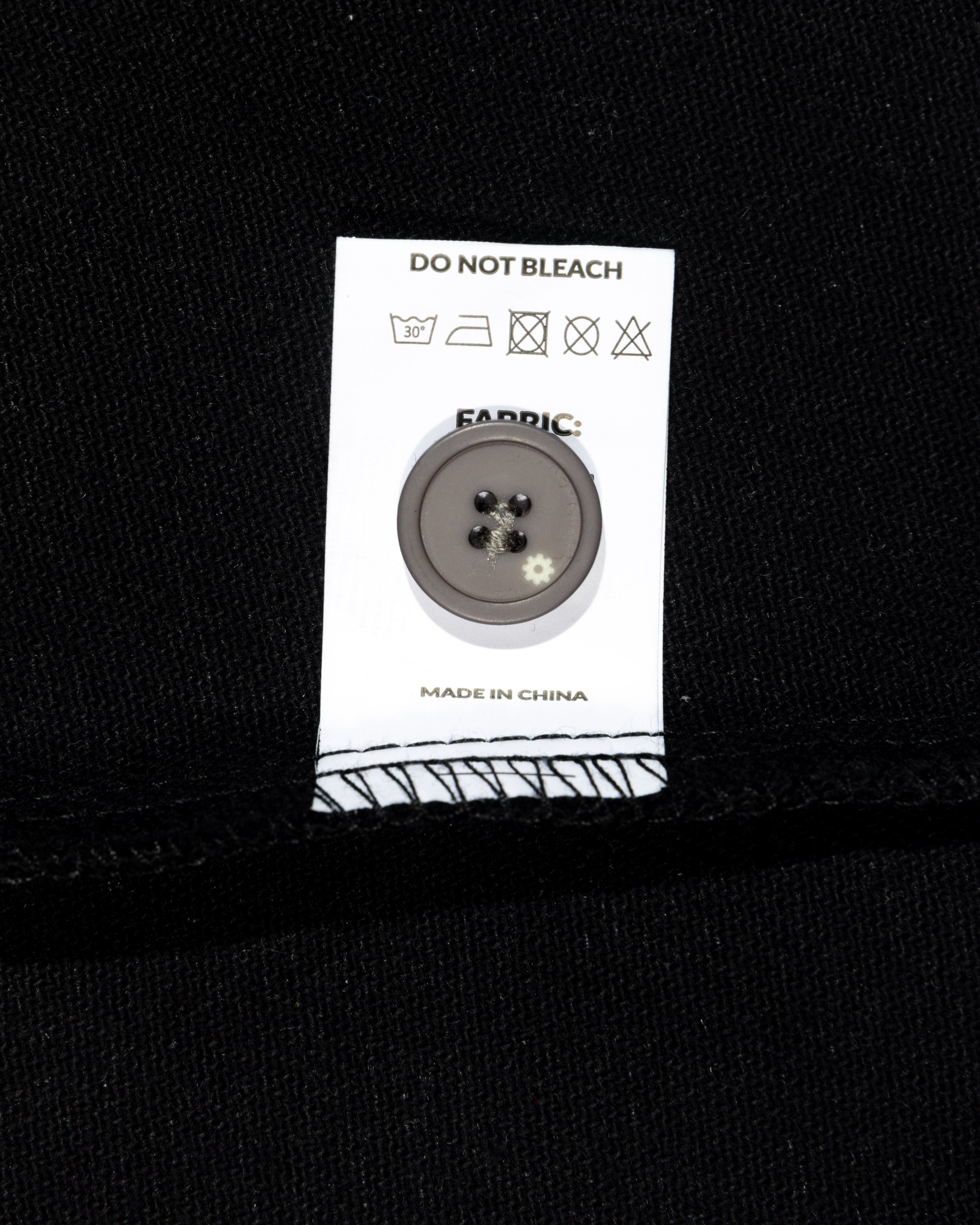 BLACK LUX "Hér" WORKSHIRT ( CROPPED )