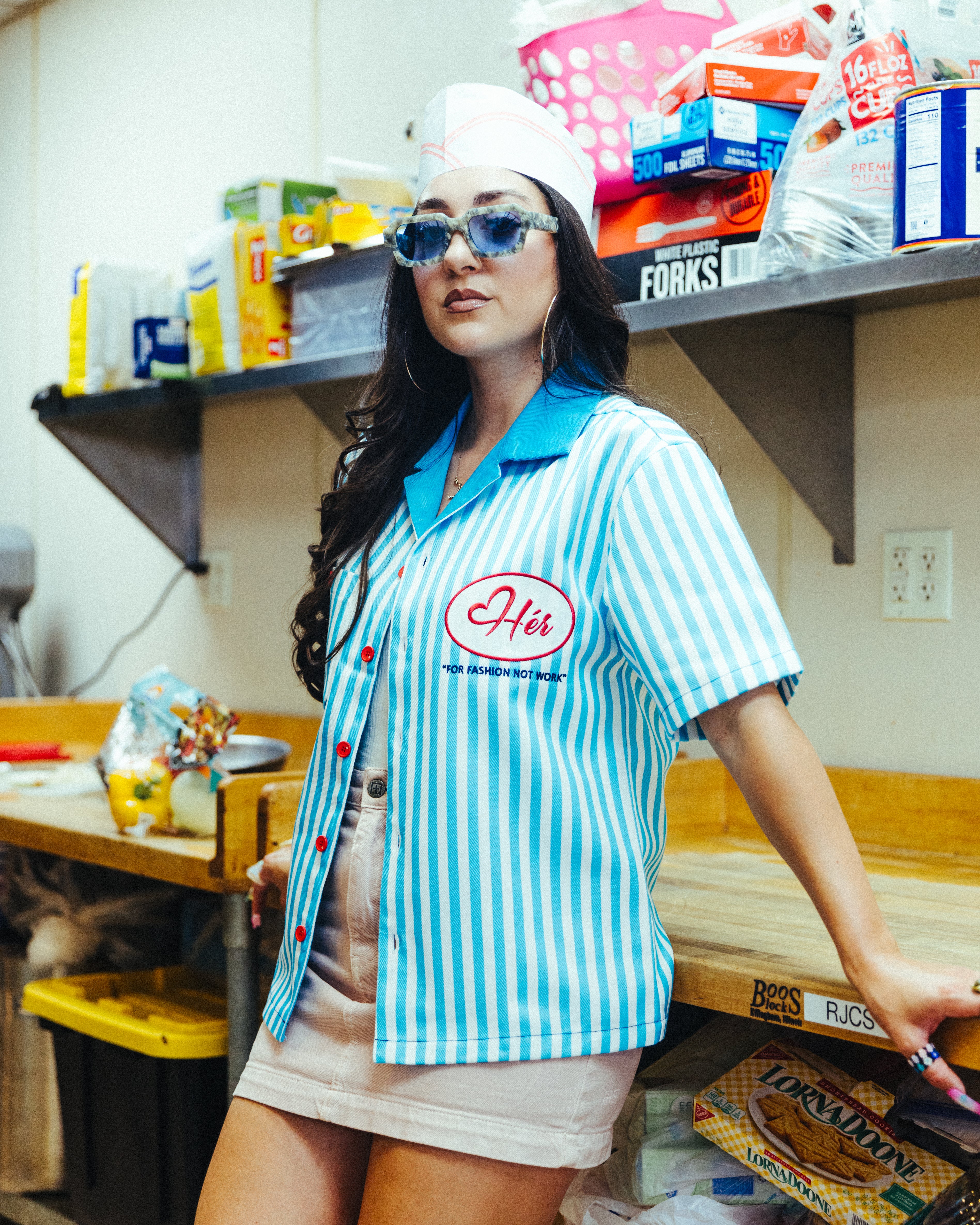 HOOD BURGER "Hér" WORKSHIRT ( FULL )