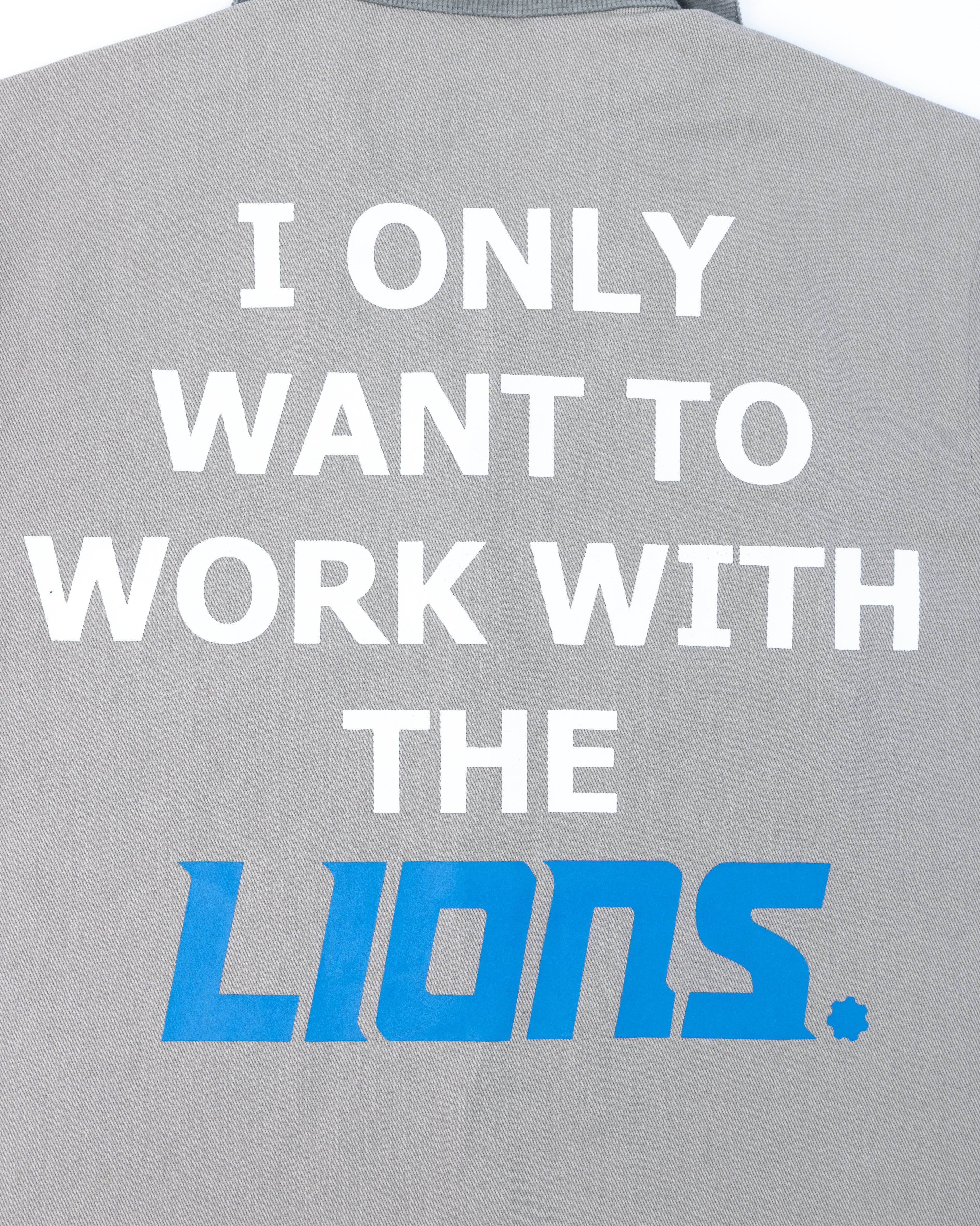 LIONS WORKSHIRT ( GRAY )