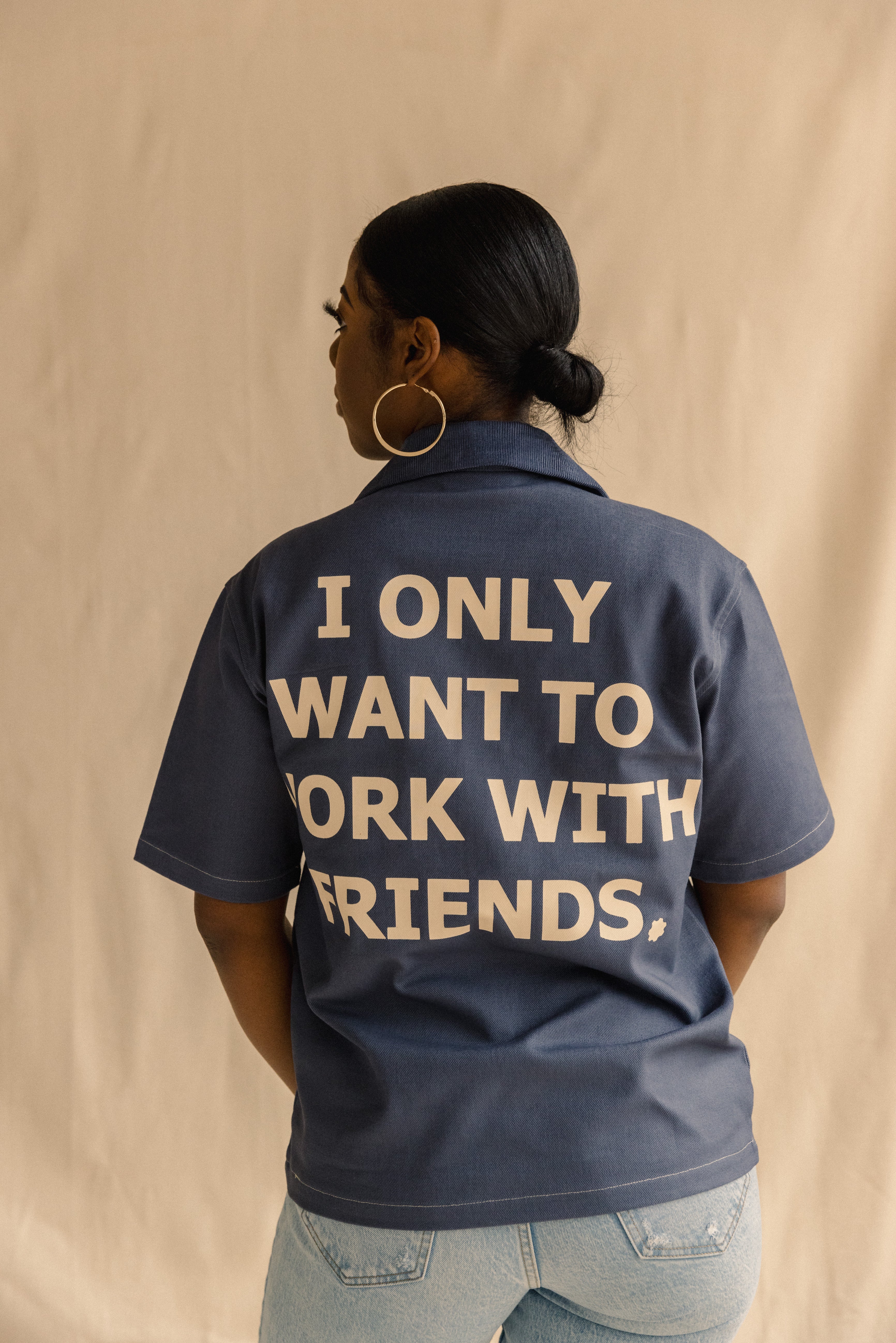 DENIM BLUE "Hér" WORKSHIRT ( FULL )