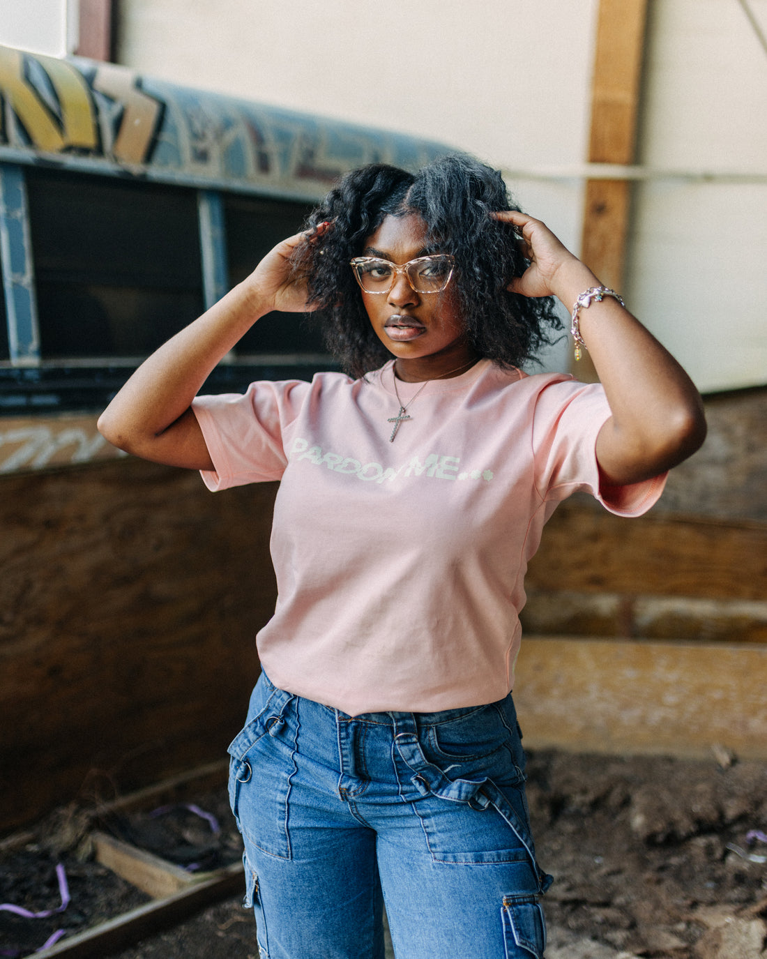 [PINK] Pardon Me Tee