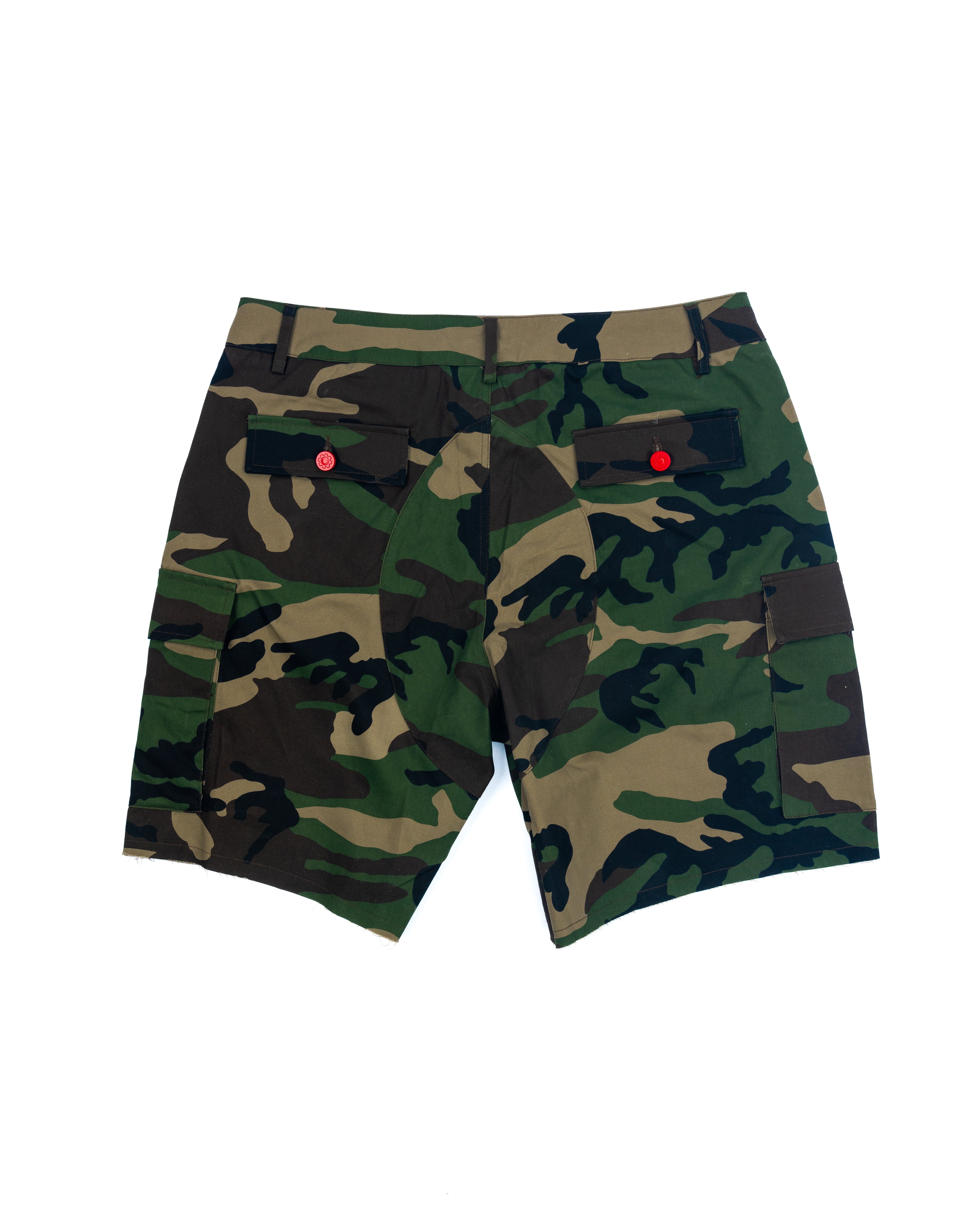 Collegiate Camo Cargo Shorts