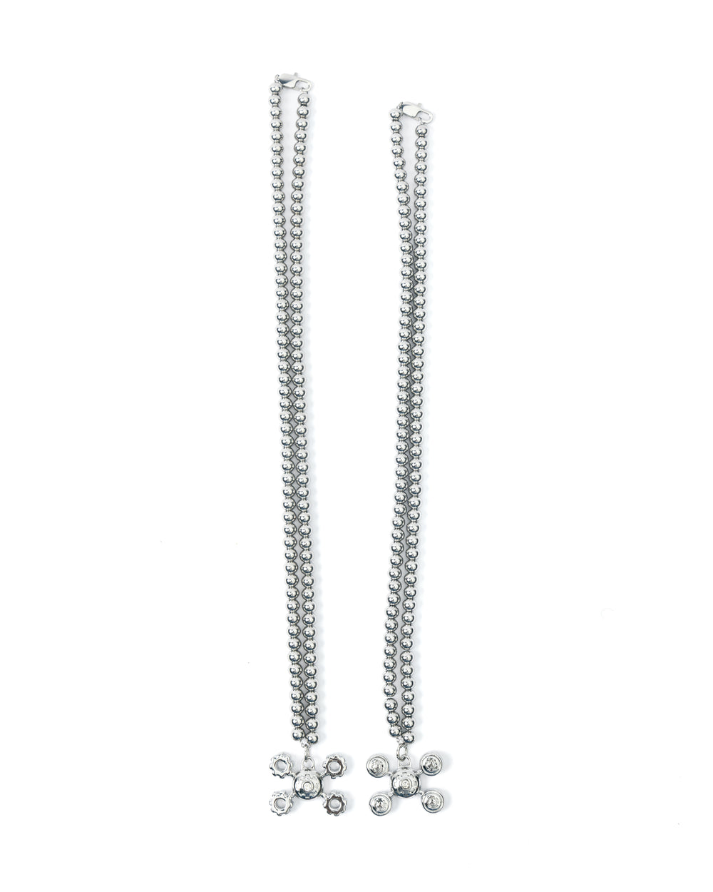 SILVER Gear Sphere Chain Set ( LONG )
