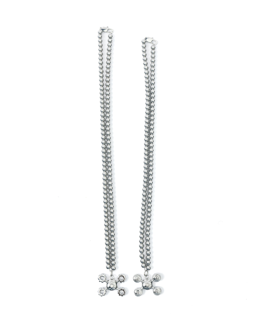 SILVER Gear Sphere Chain Set ( LONG )