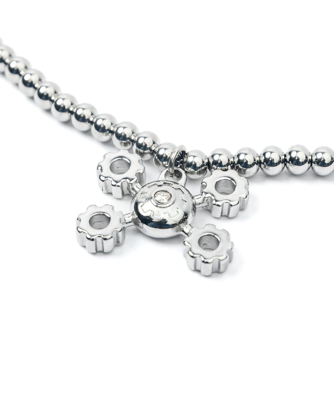 SILVER Gear Sphere Chain Set ( LONG )