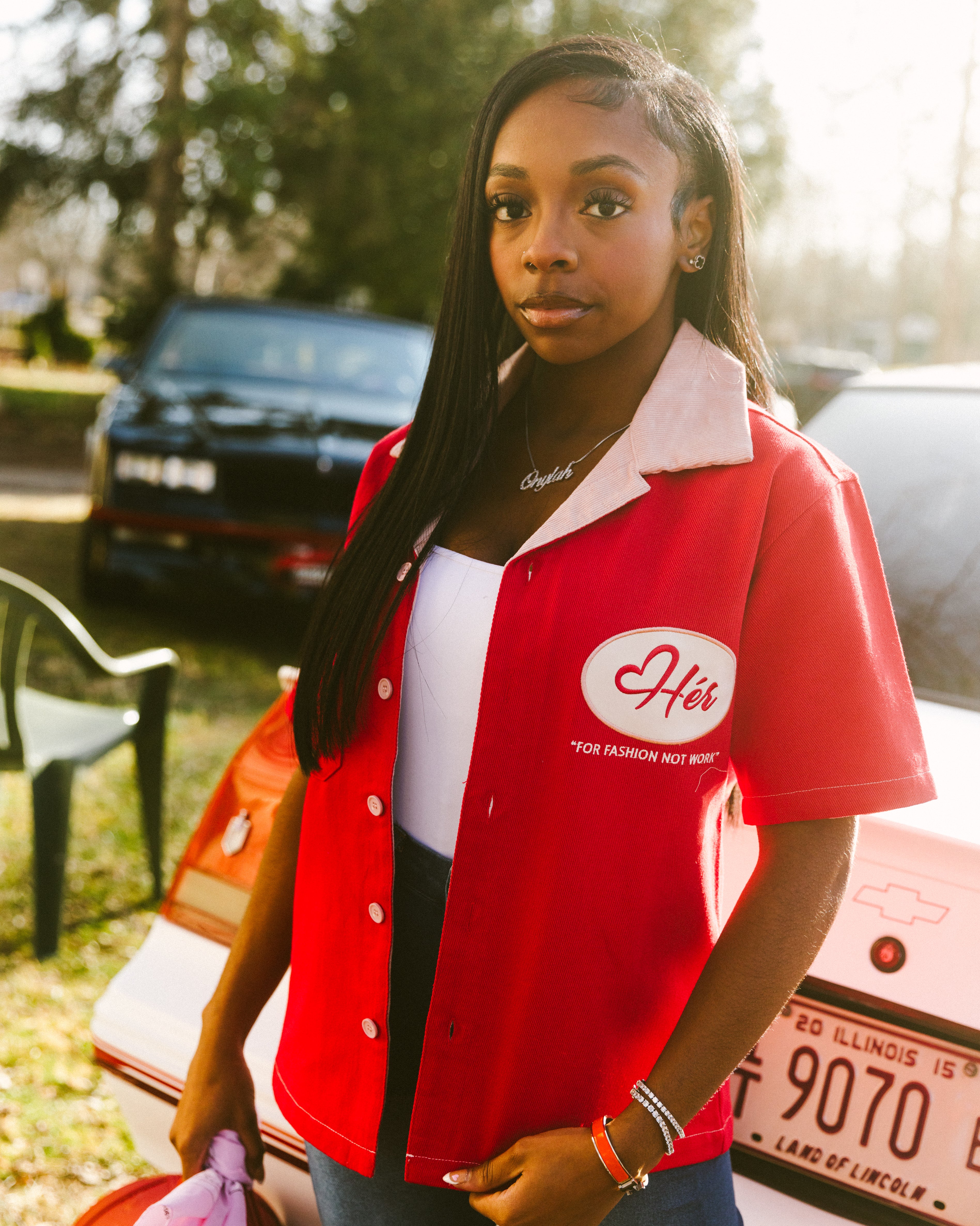 Reimagined CHERRY BLOSSOM "Hér" WORKSHIRT ( FULL )