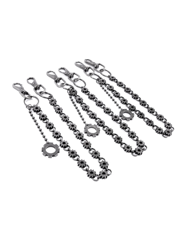 CUSTOM GEAR SHAPED WALLET CHAIN