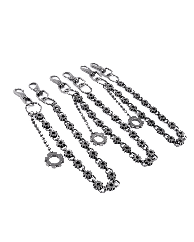 CUSTOM GEAR SHAPED WALLET CHAIN