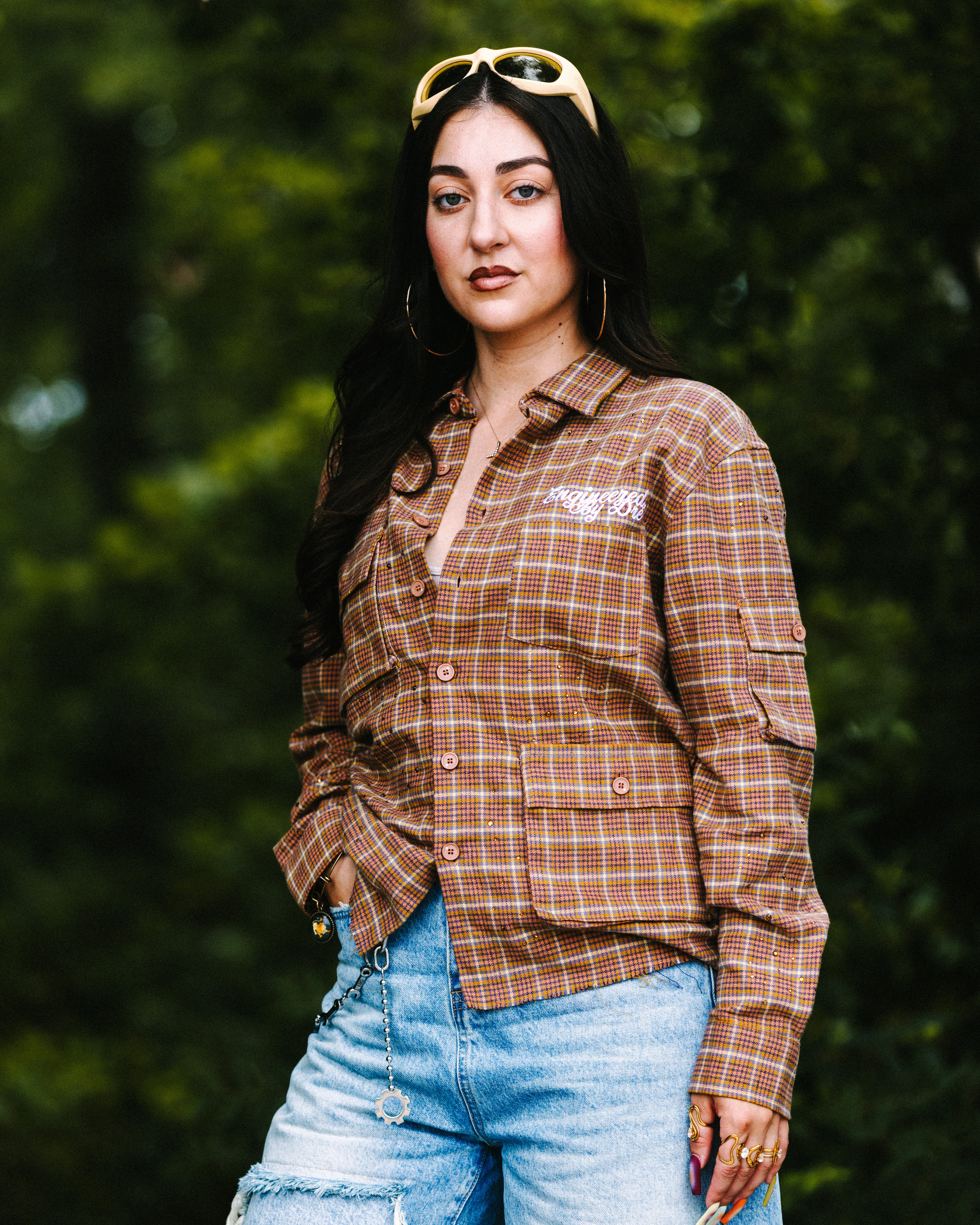 ROSE GOLD RHINESTONE FLANNEL