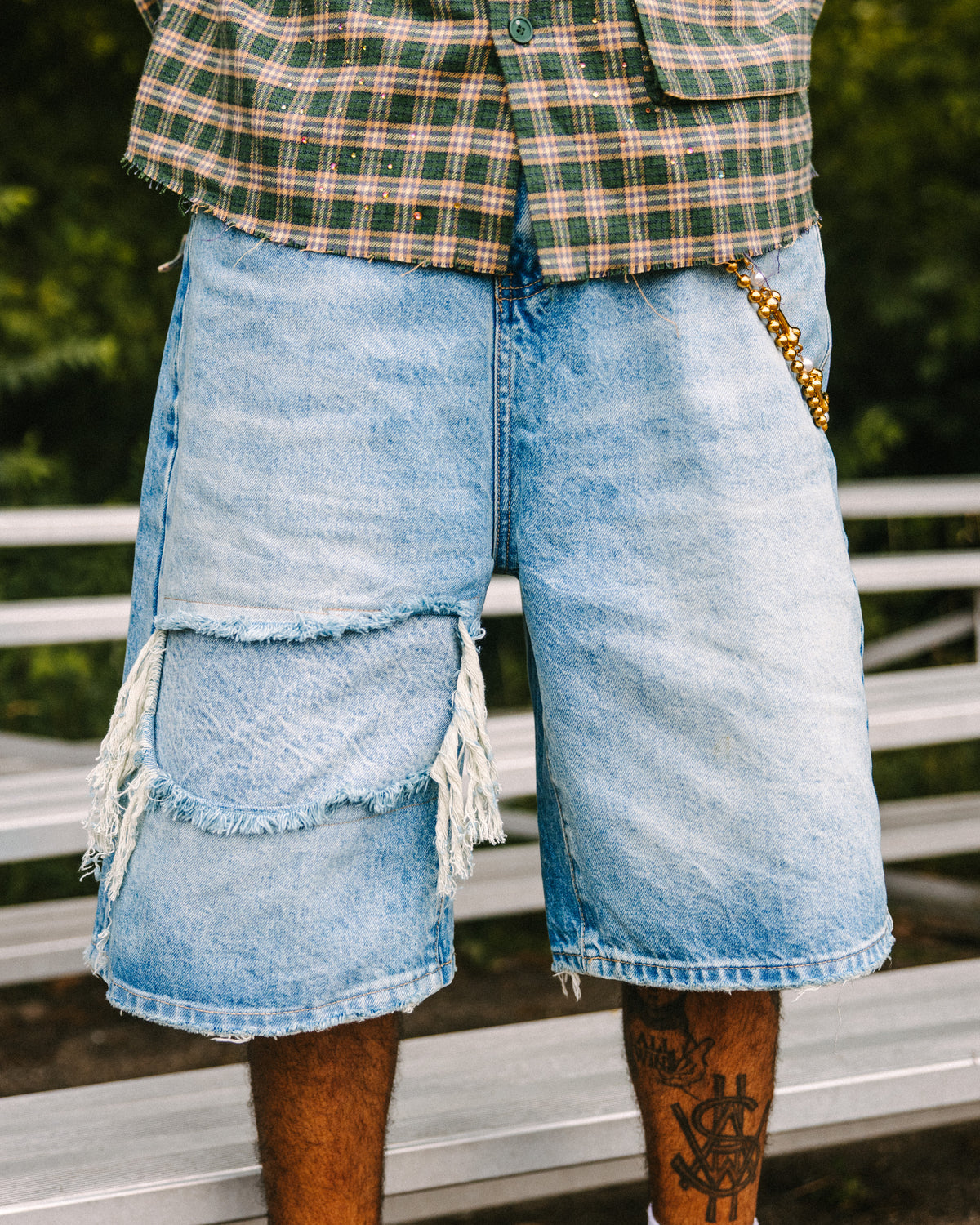 8egreedy 8EG 3 LAYERED JORTS | ヤマダウェブコム