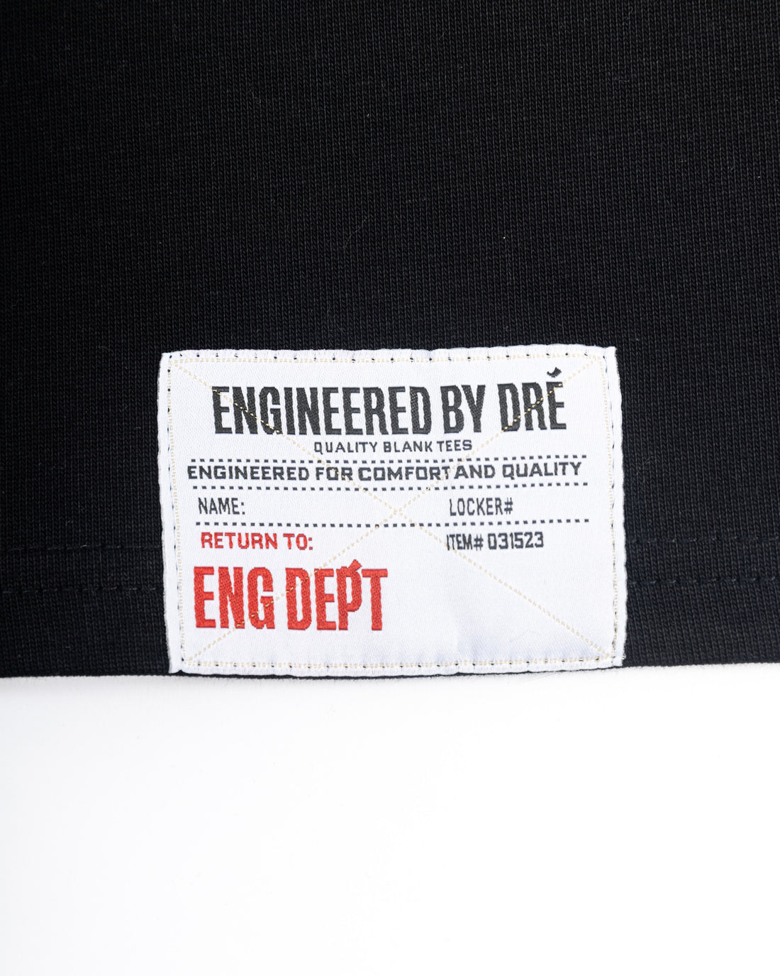 AIN'T SO BLANK TEE ( BLACK )