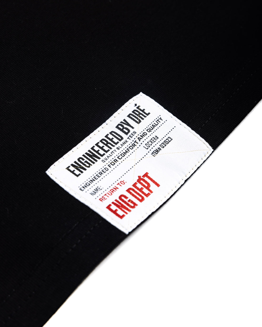 AIN'T SO BLANK TEE ( BLACK )
