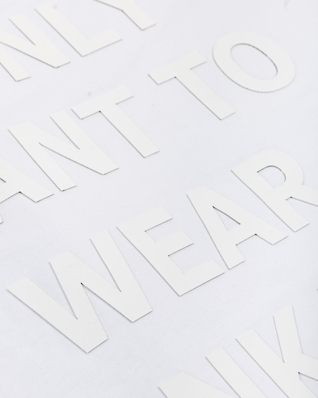 AIN'T SO BLANK TEE ( WHITE )