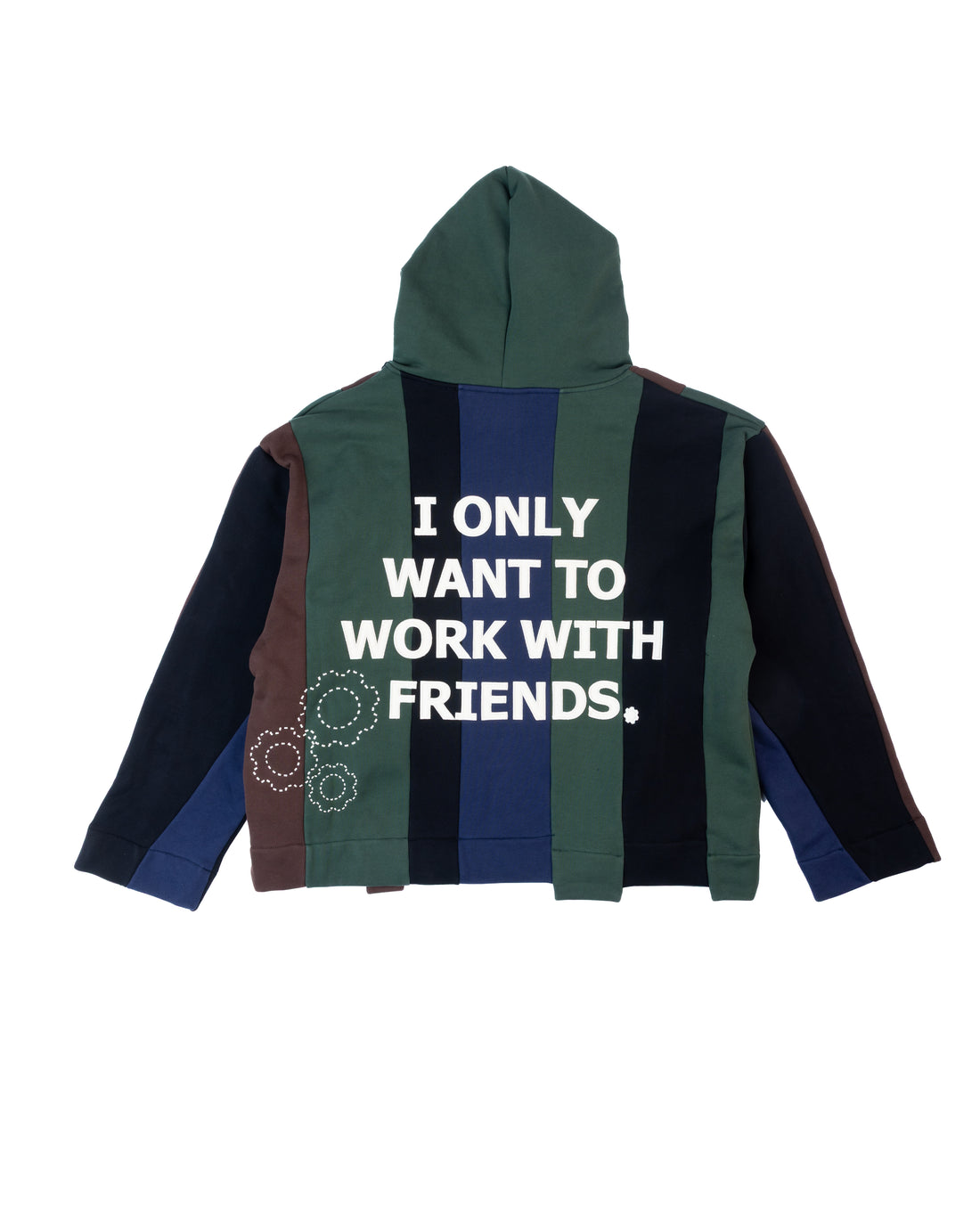 Deconstructed Fleece Hoodie