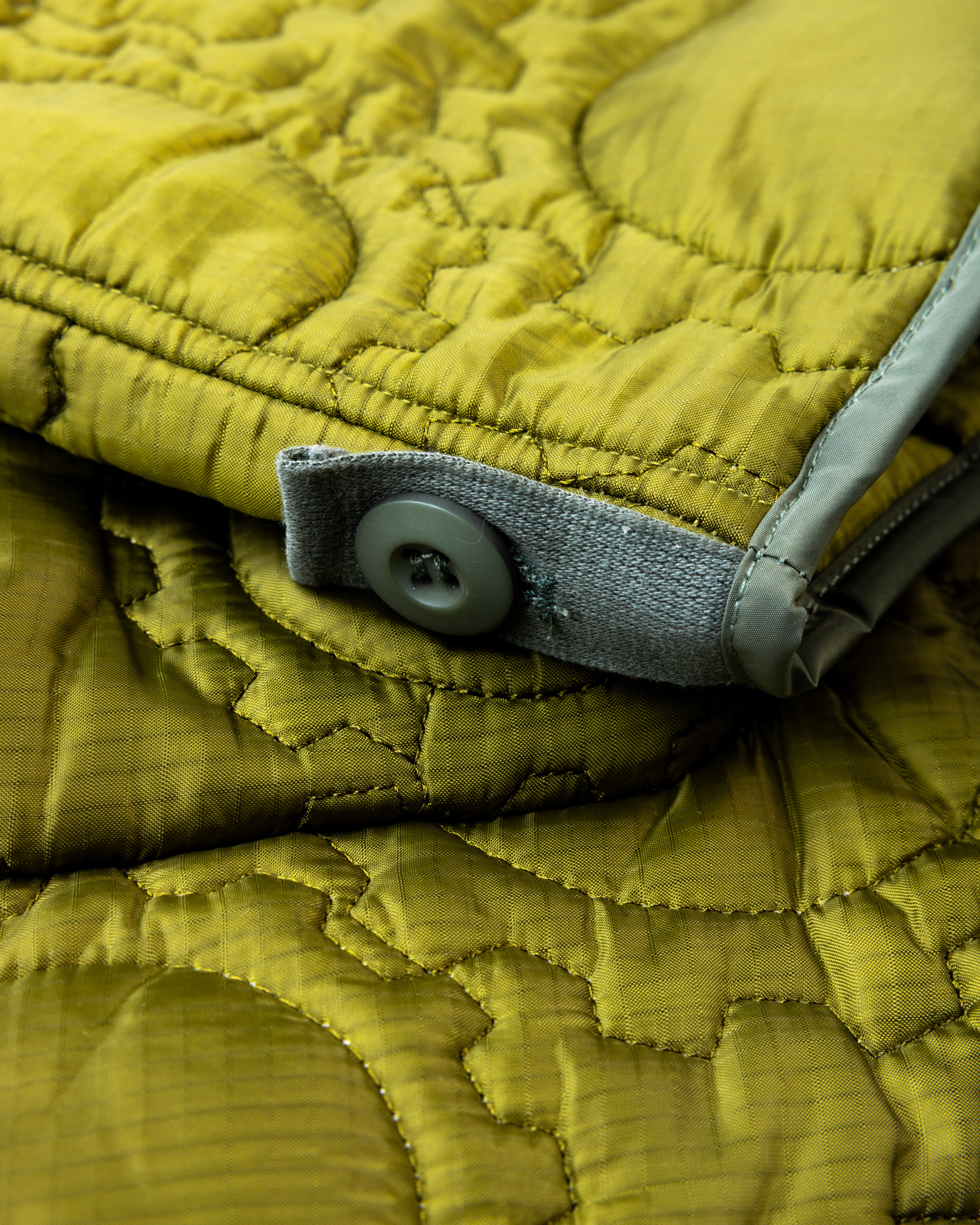 Custom Gear Shaped Quilted Jacket ( GREEN )