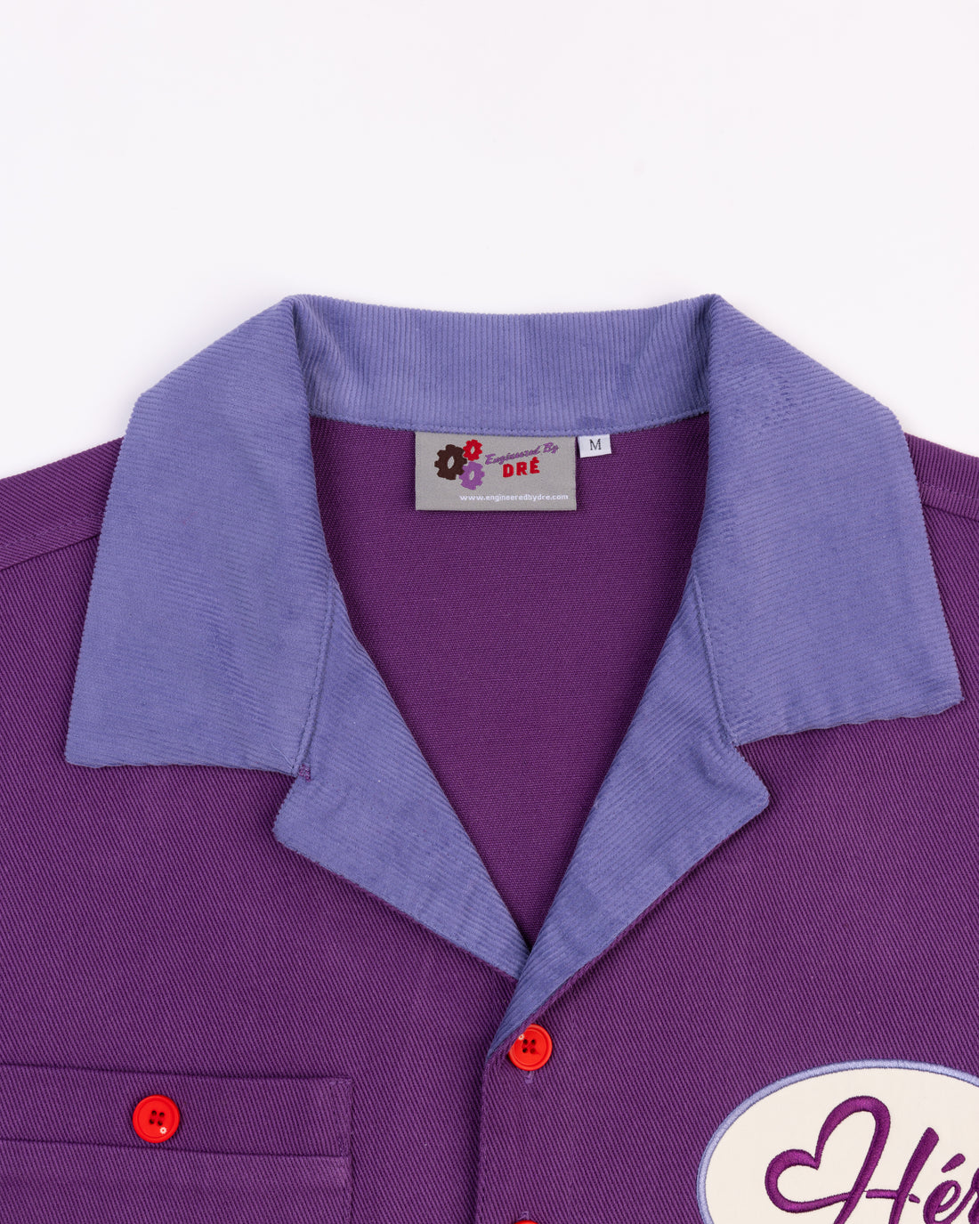 Reimagined PURPLE HAZE "Hér" WORKSHIRT ( CROPPED )