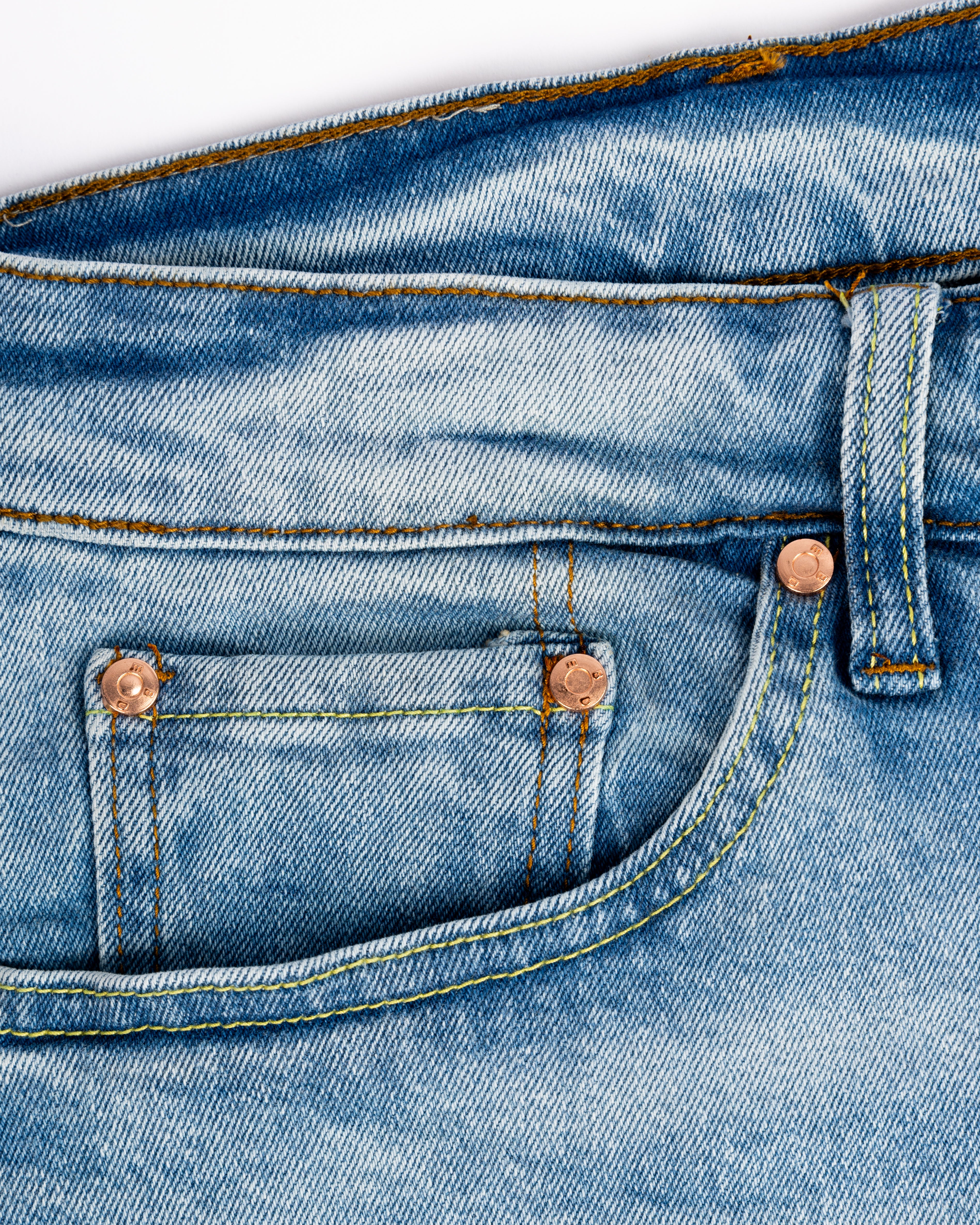 Distressed Wide Leg Denim