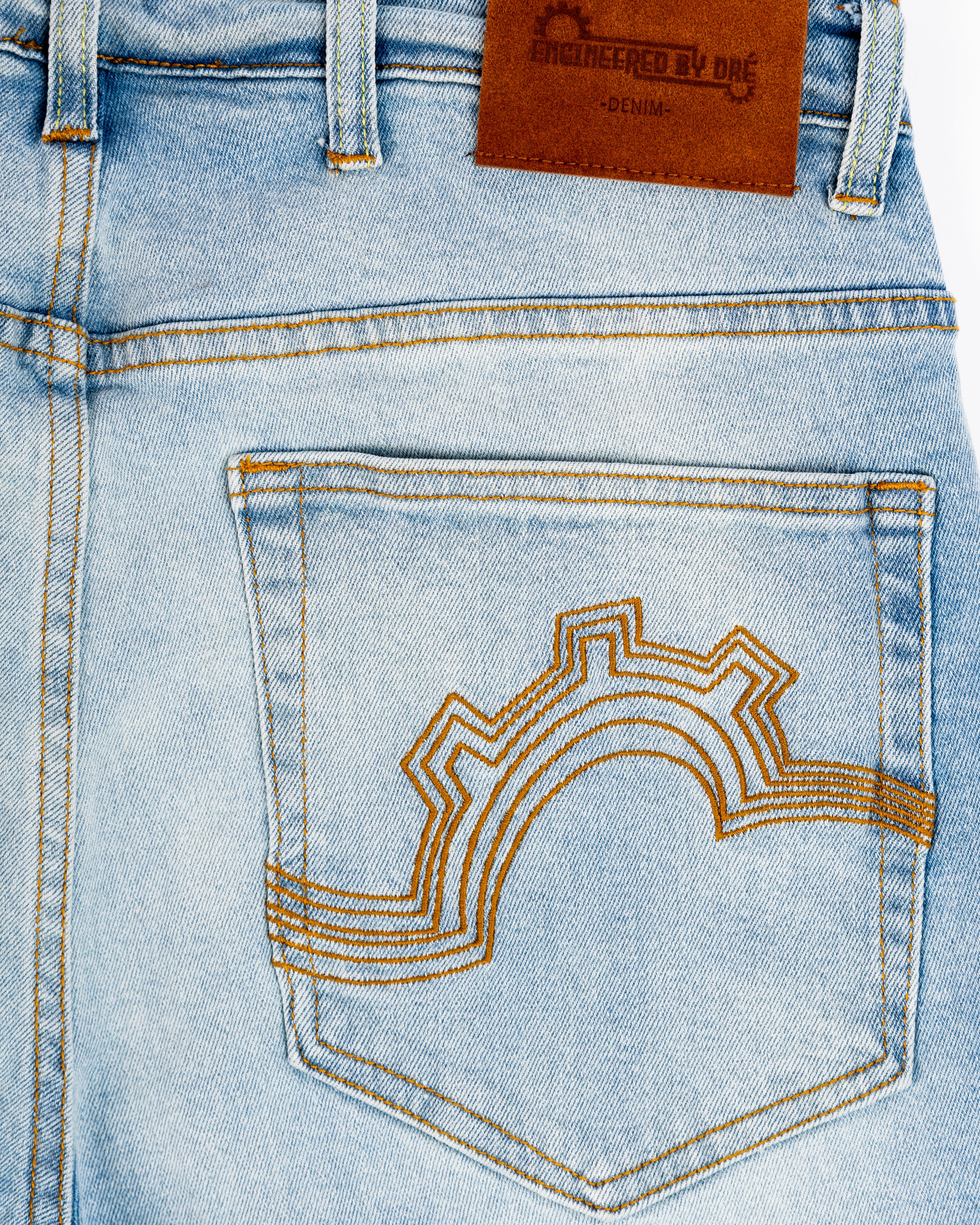 Distressed Wide Leg Denim