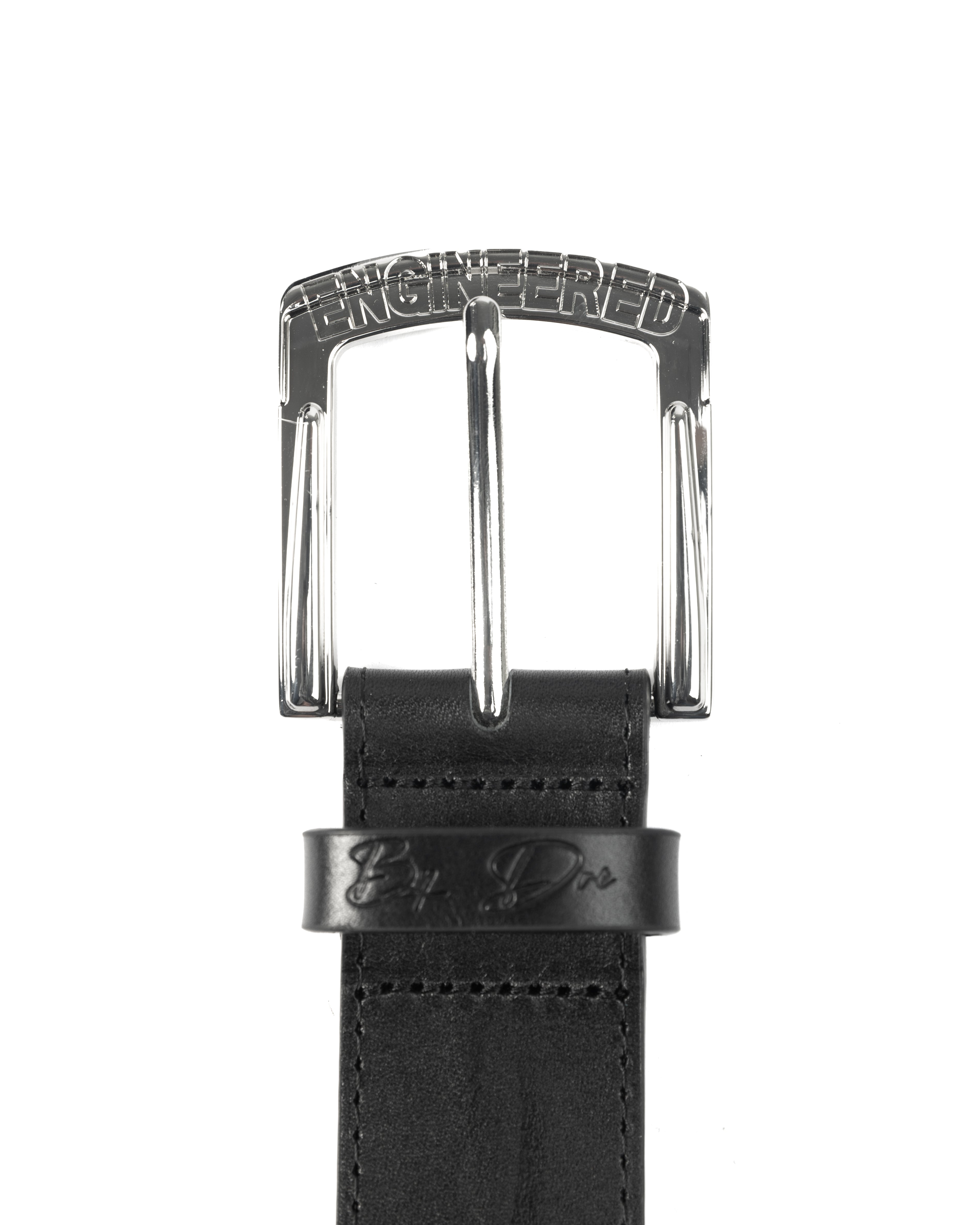 Black Cowhide Belt