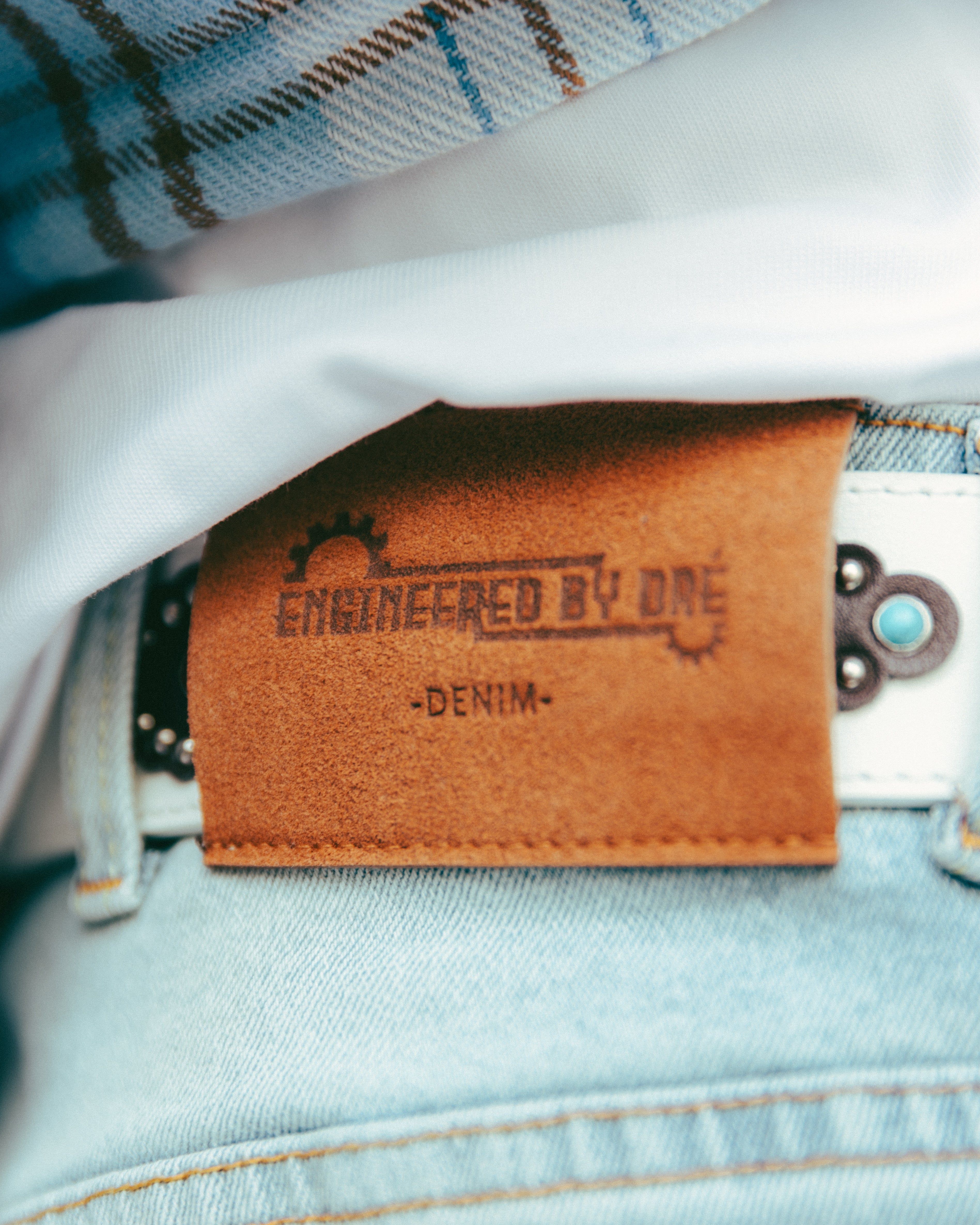 Distressed Wide Leg Denim