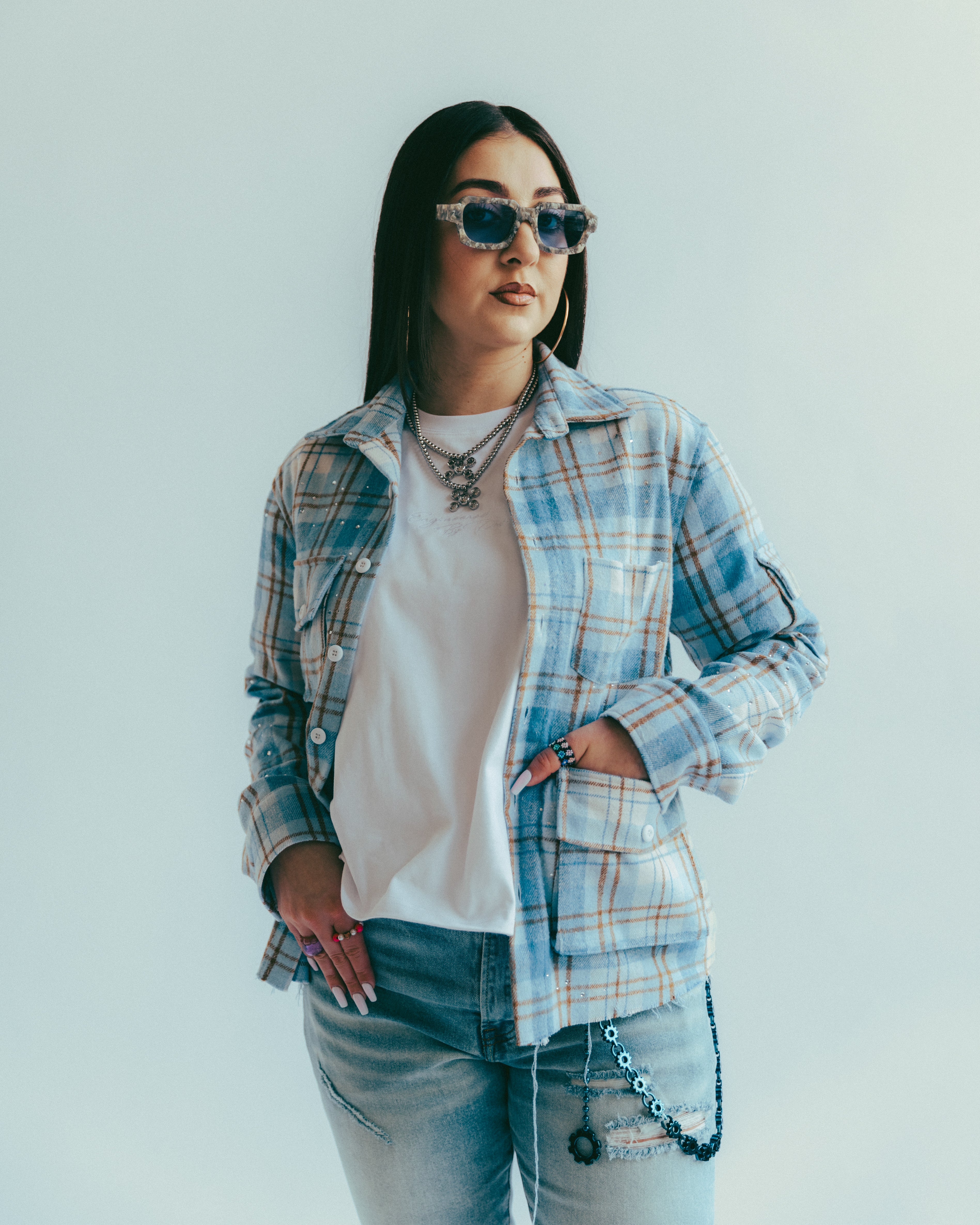 I Only Want To Work With Friends™ RHINESTONE FLANNEL