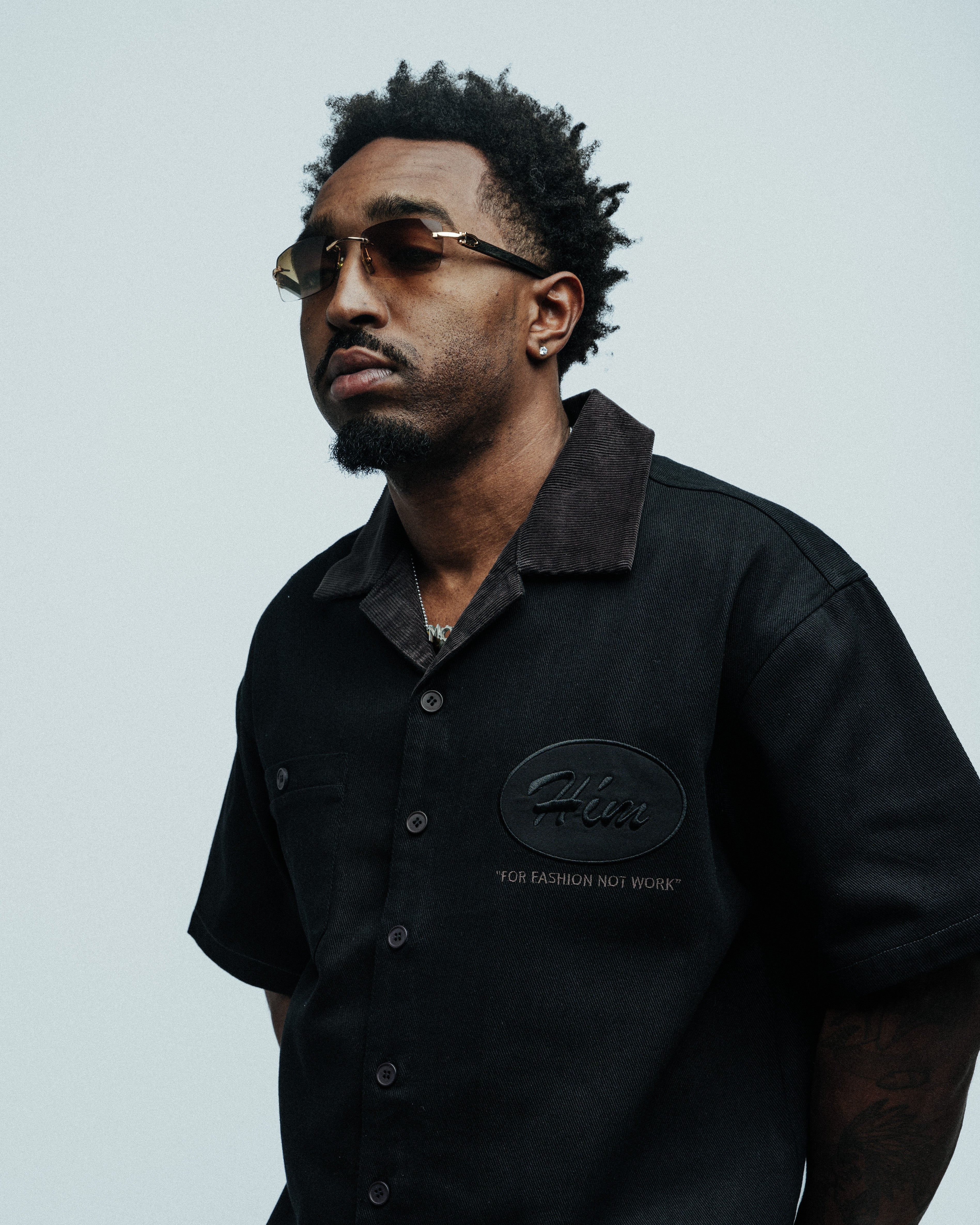 TRIPLE BLACK "Hím" WORKSHIRT