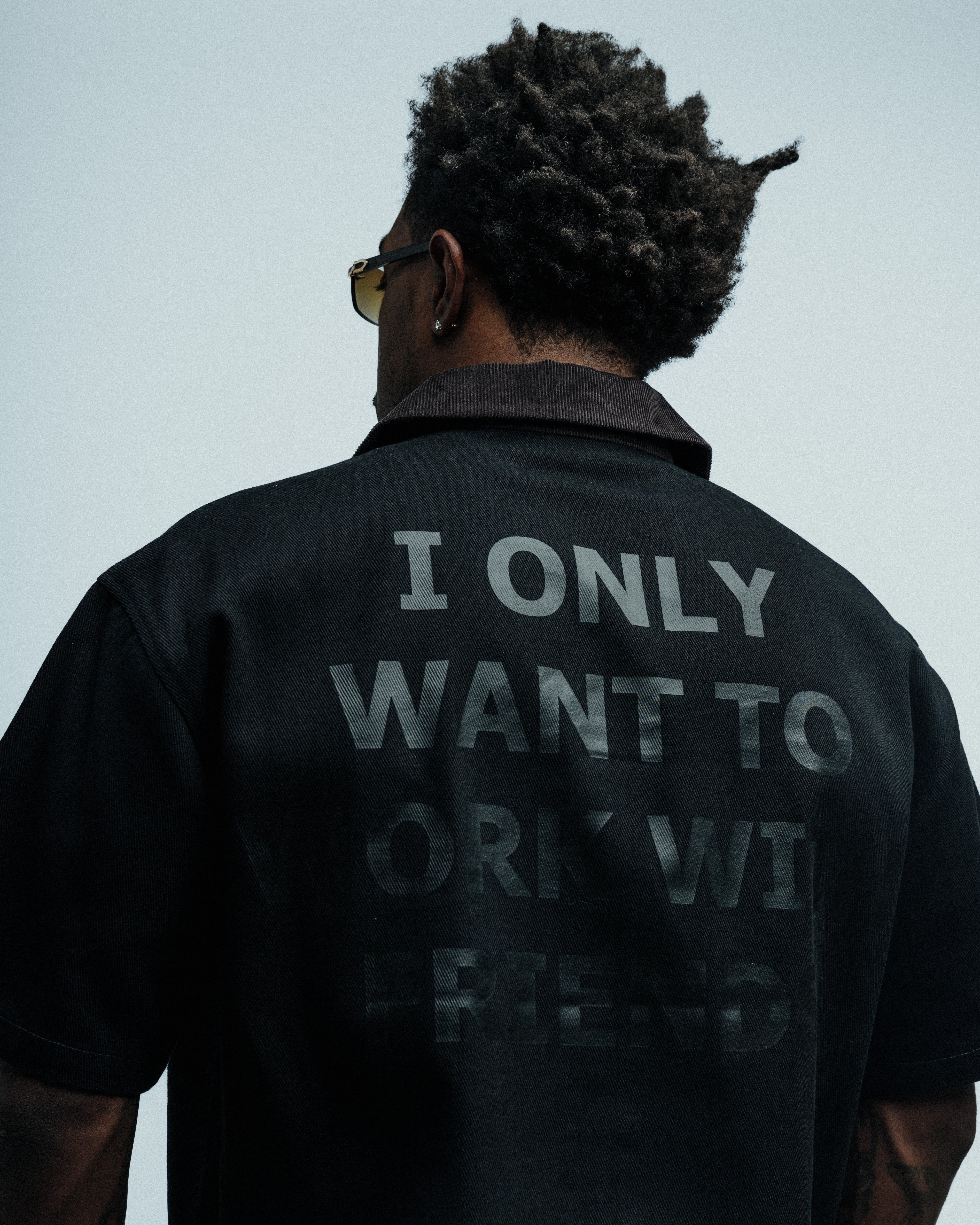 TRIPLE BLACK "Hím" WORKSHIRT