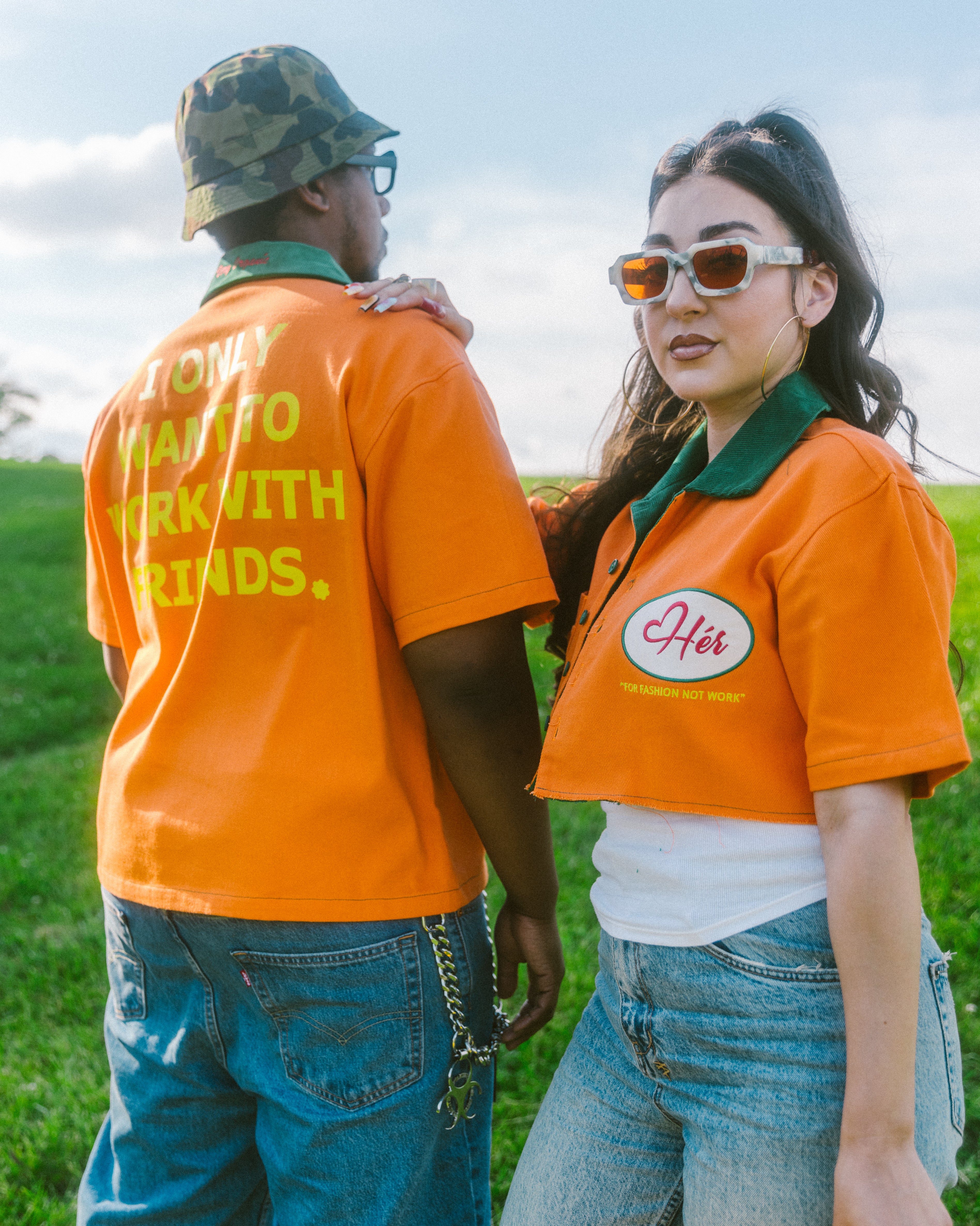 Simply OJ "Hér" WORKSHIRT (CROPPED)