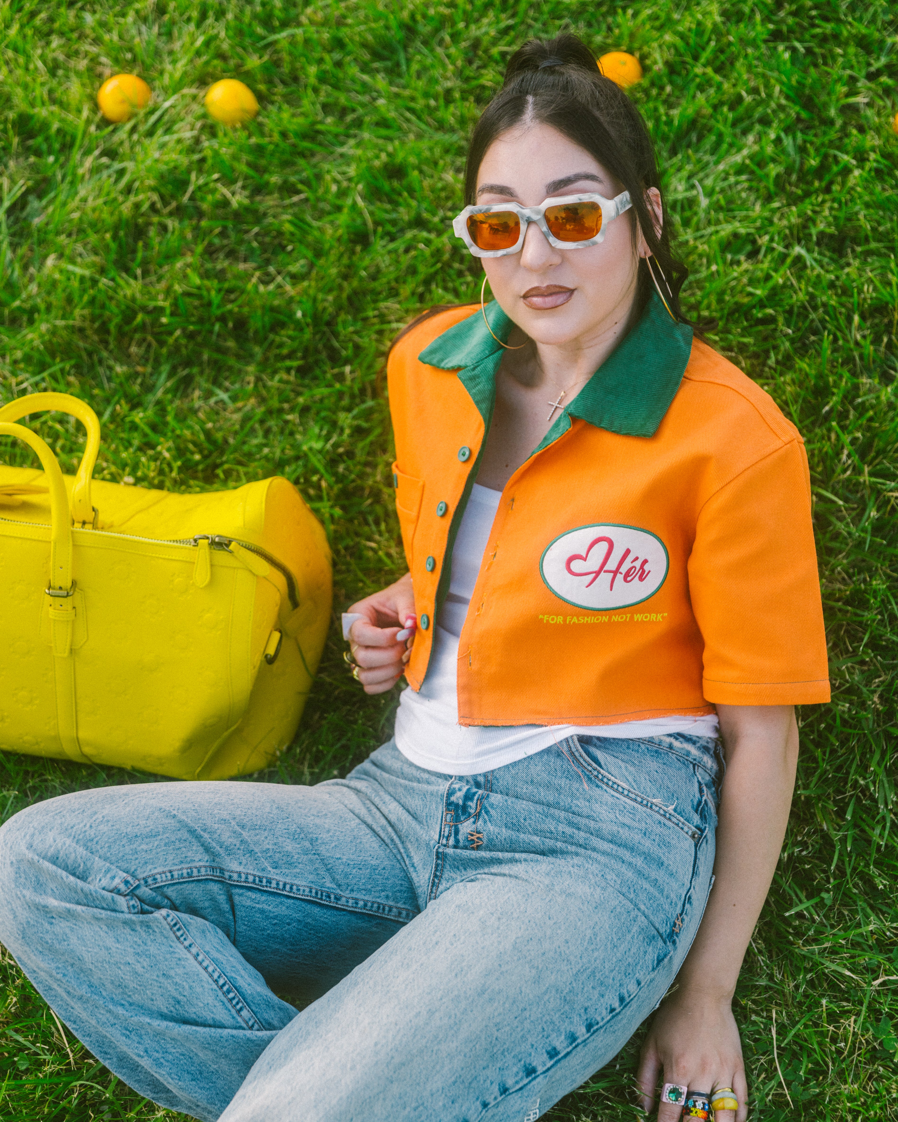 Simply OJ "Hér" WORKSHIRT (CROPPED)