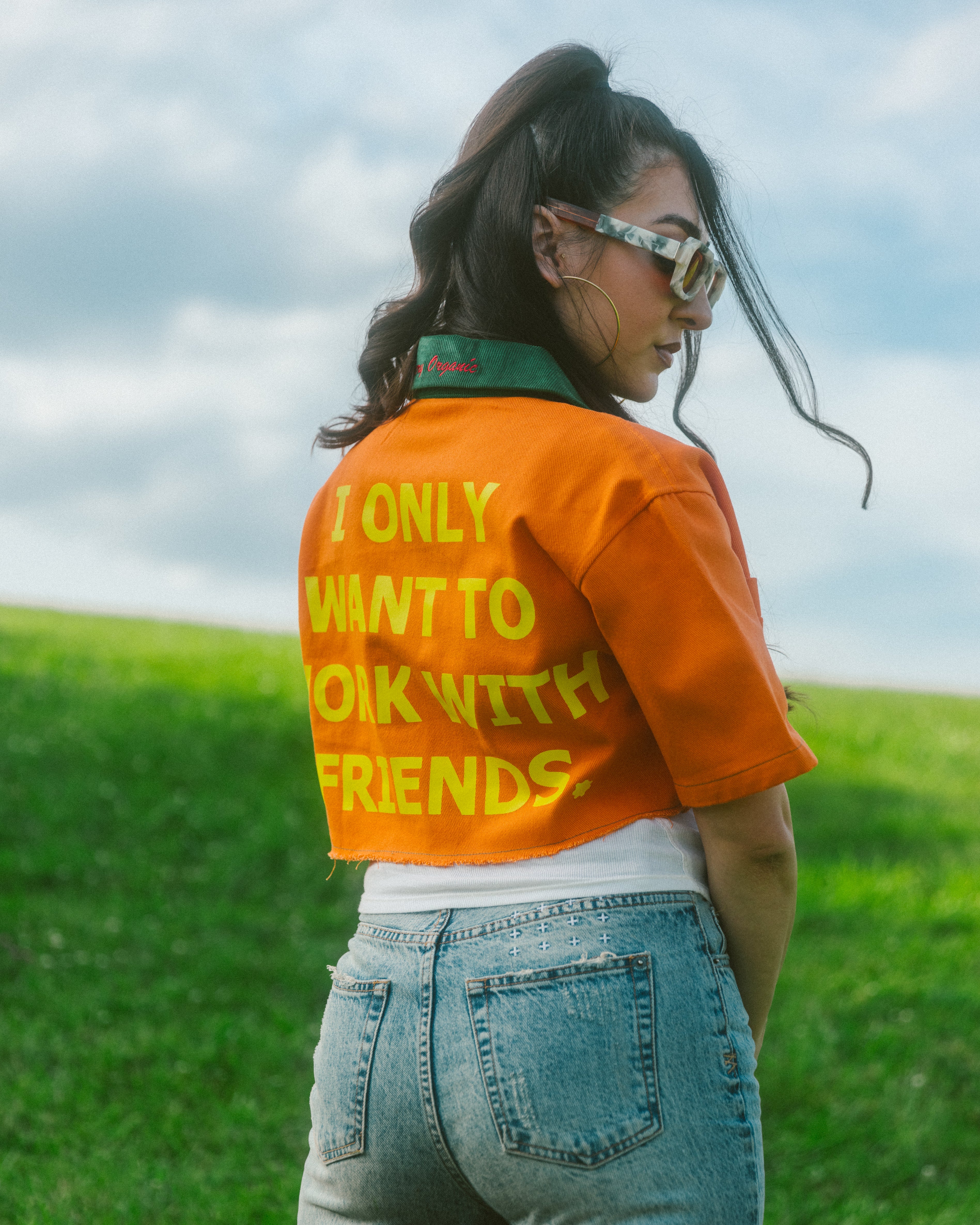 Simply OJ "Hér" WORKSHIRT (CROPPED)