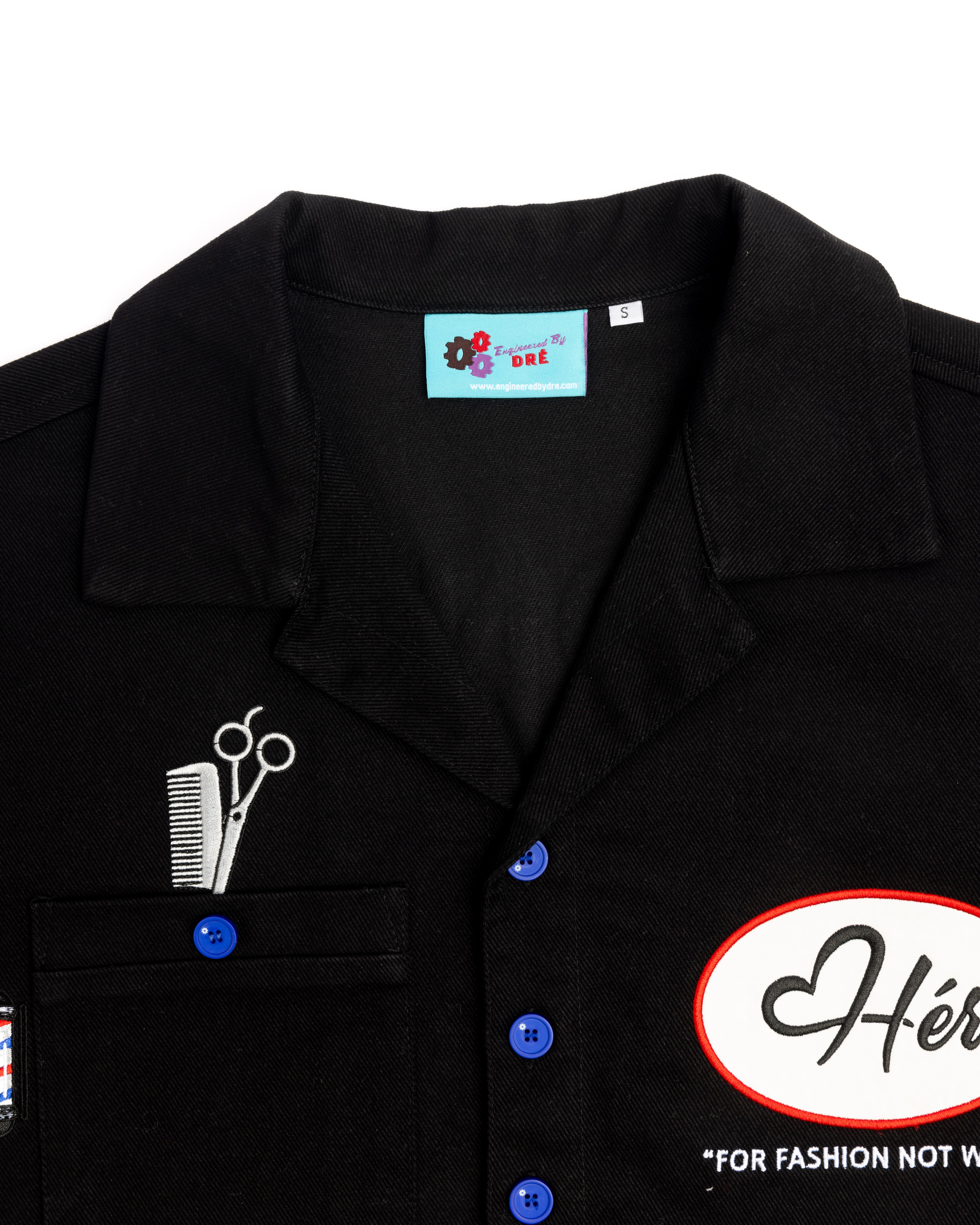 BARBER EDITION "Hér" WORKSHIRT ( CROPPED )