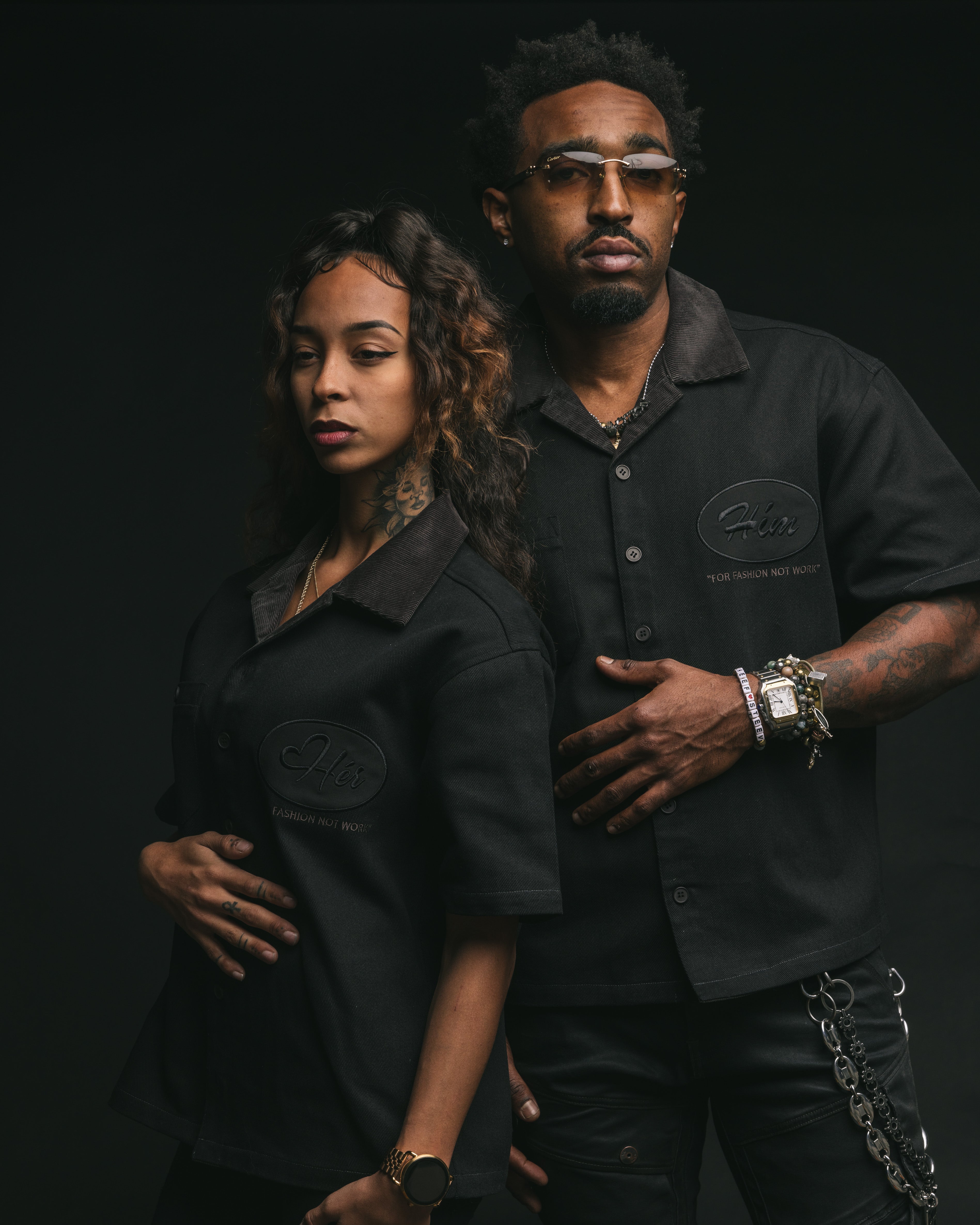 TRIPLE BLACK "Hím" WORKSHIRT