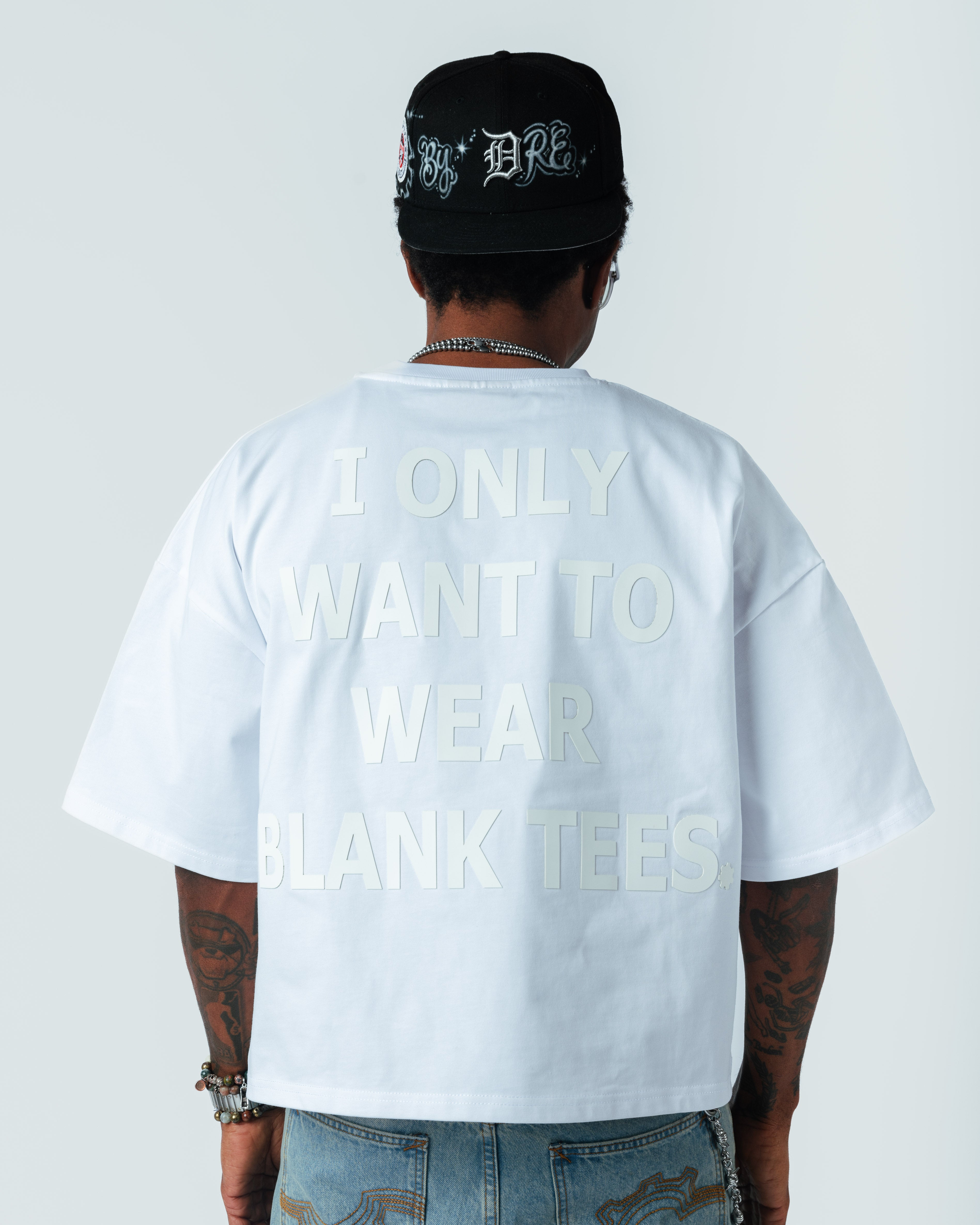 AIN'T SO BLANK TEE ( WHITE )