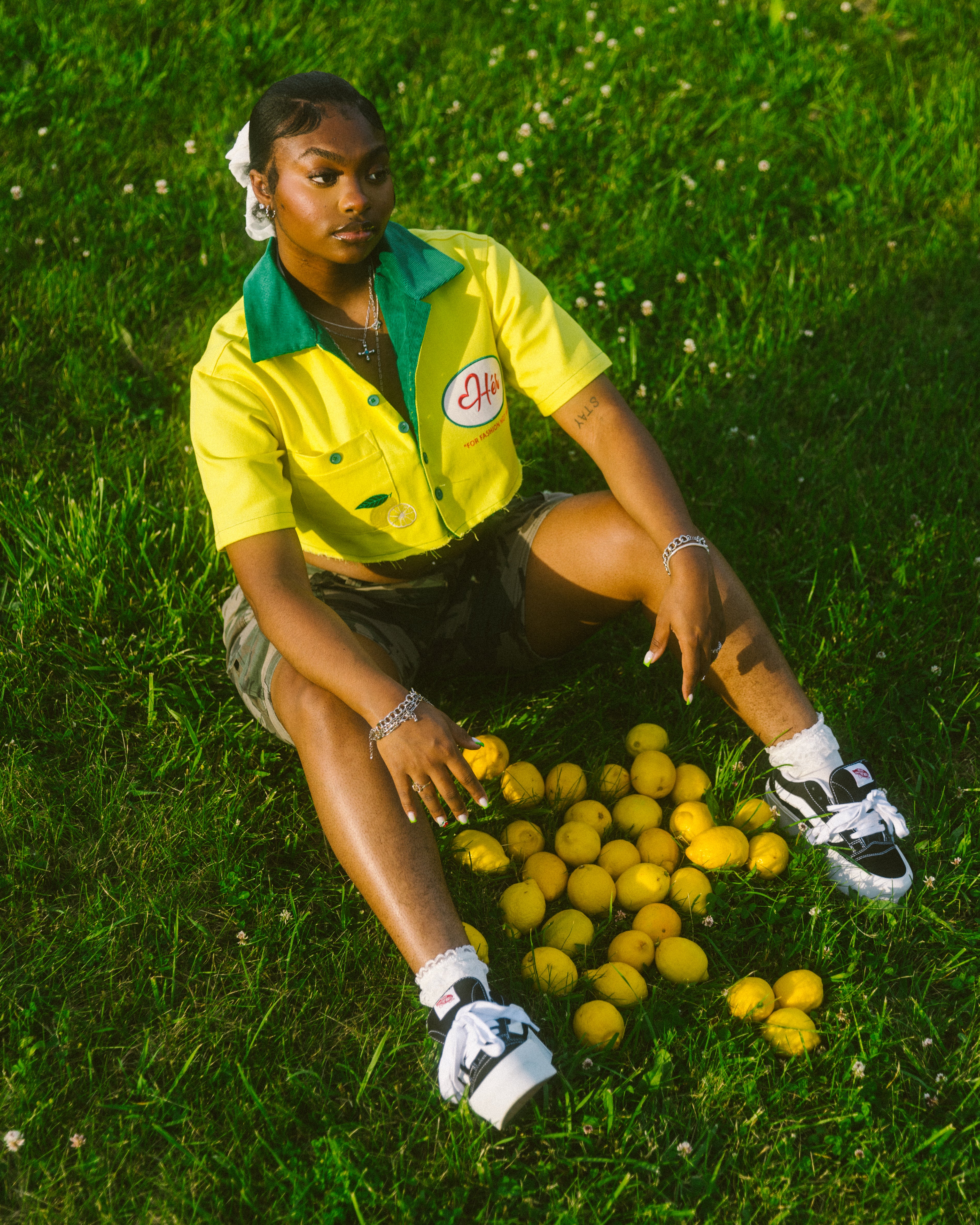 Simply Lemonade "Hér" WORKSHIRT (CROPPED)