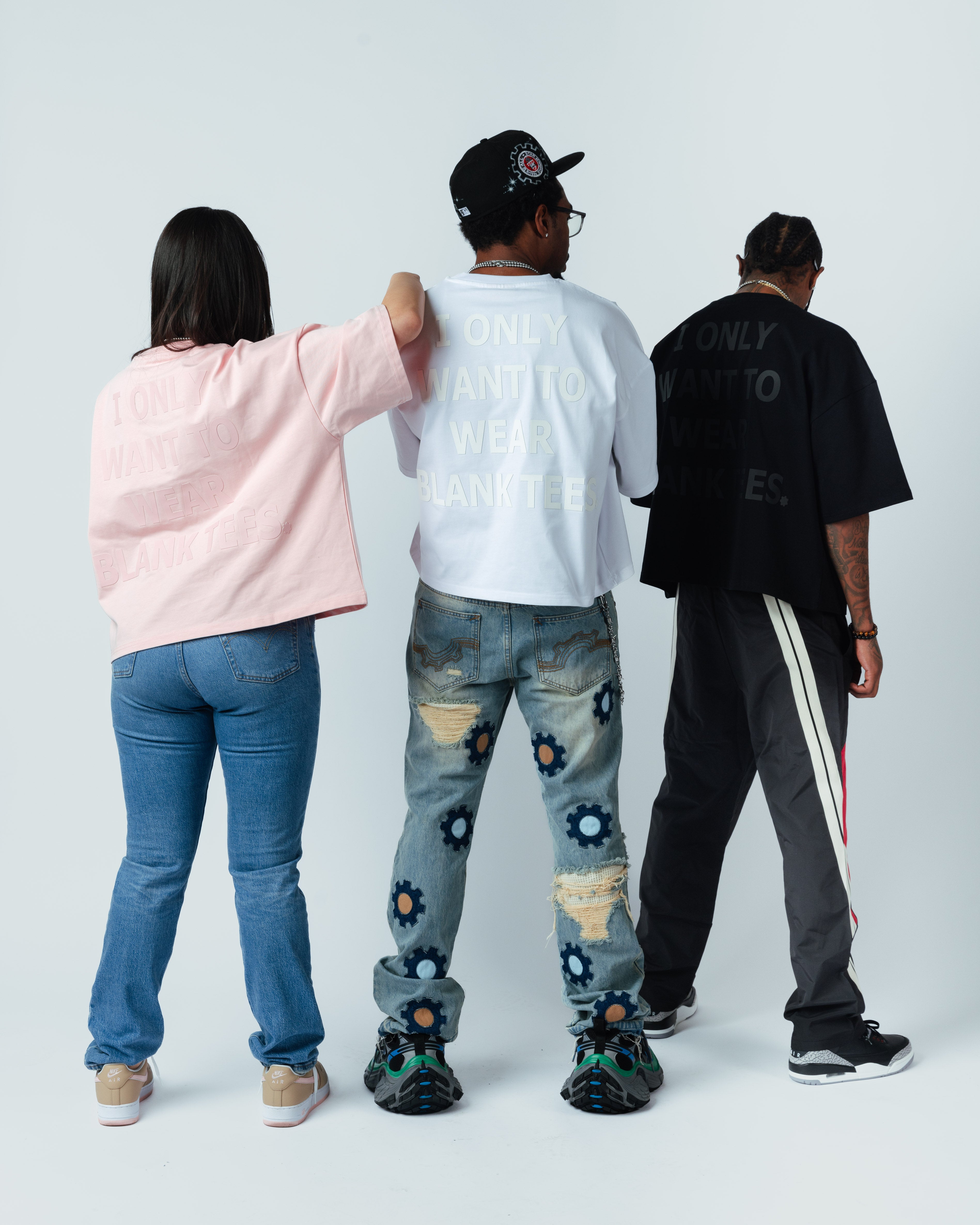 AIN'T SO BLANK TEE ( WHITE )