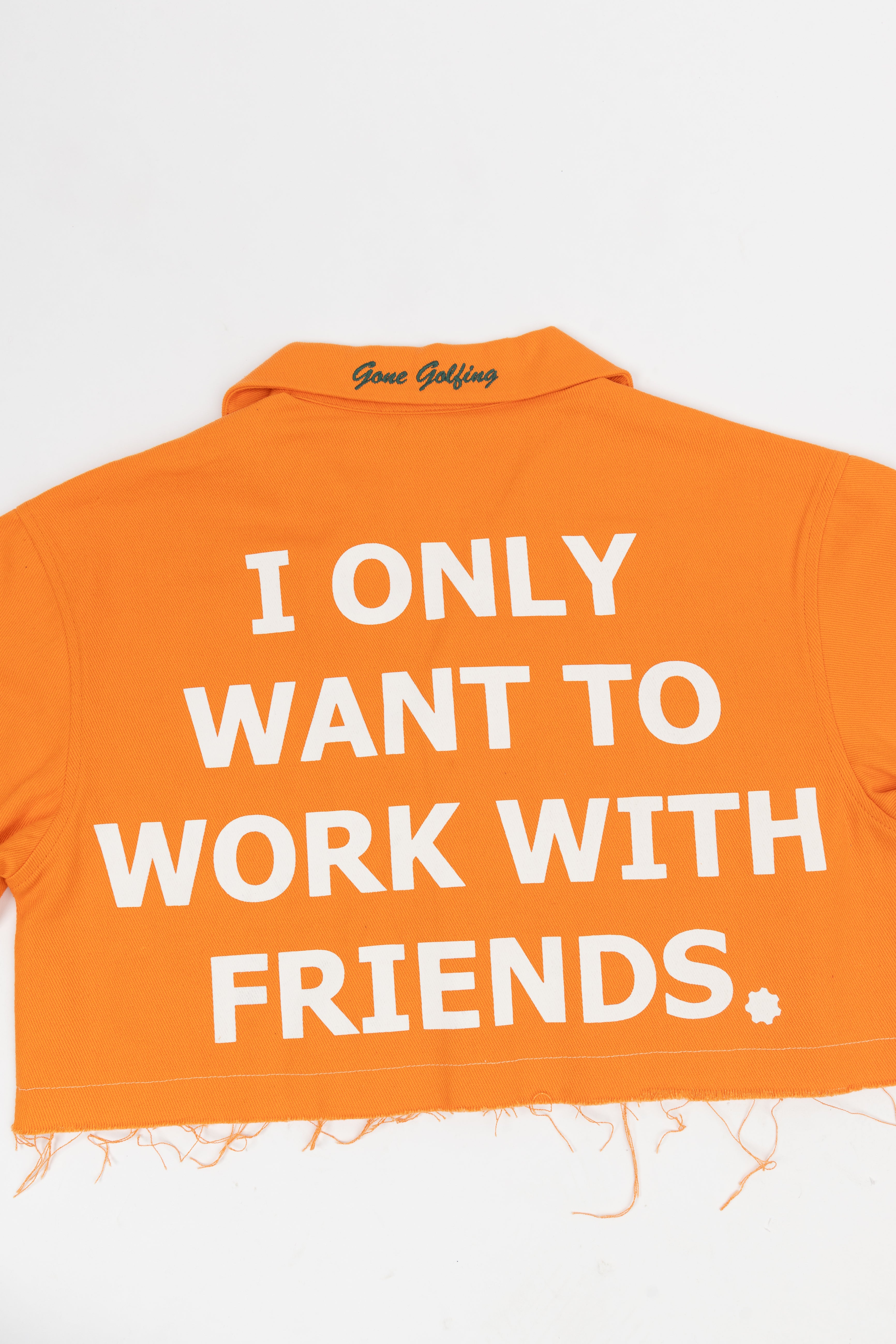 GONE GOLFING "Hér" WORKSHIRT ( CROPPED )