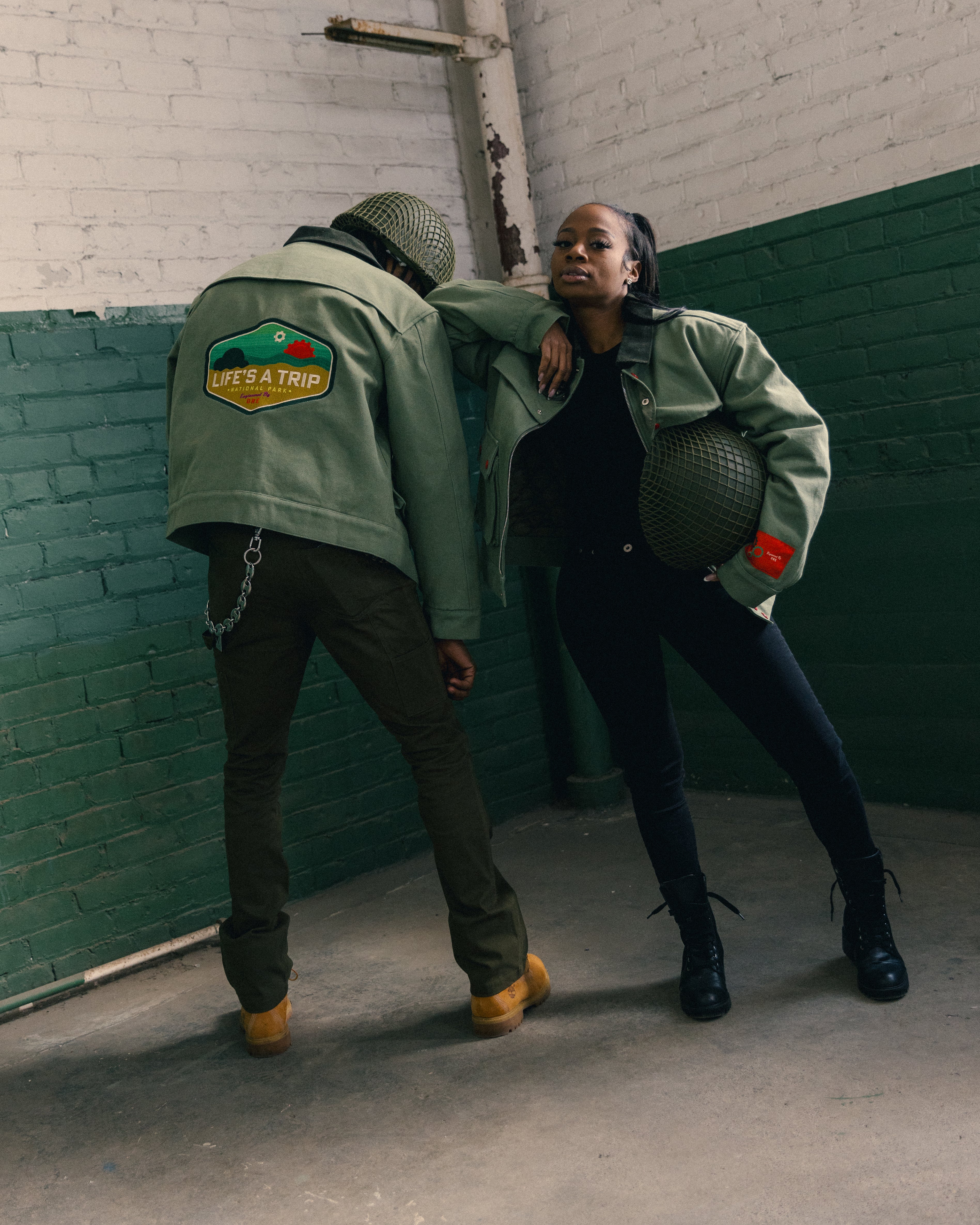 JAPAN MILITARY WORK JACKET (OLIVE)