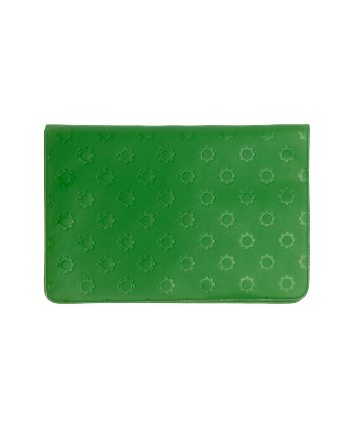 "Travel Gear" Laptop Case (BOTTEGA GREEN)