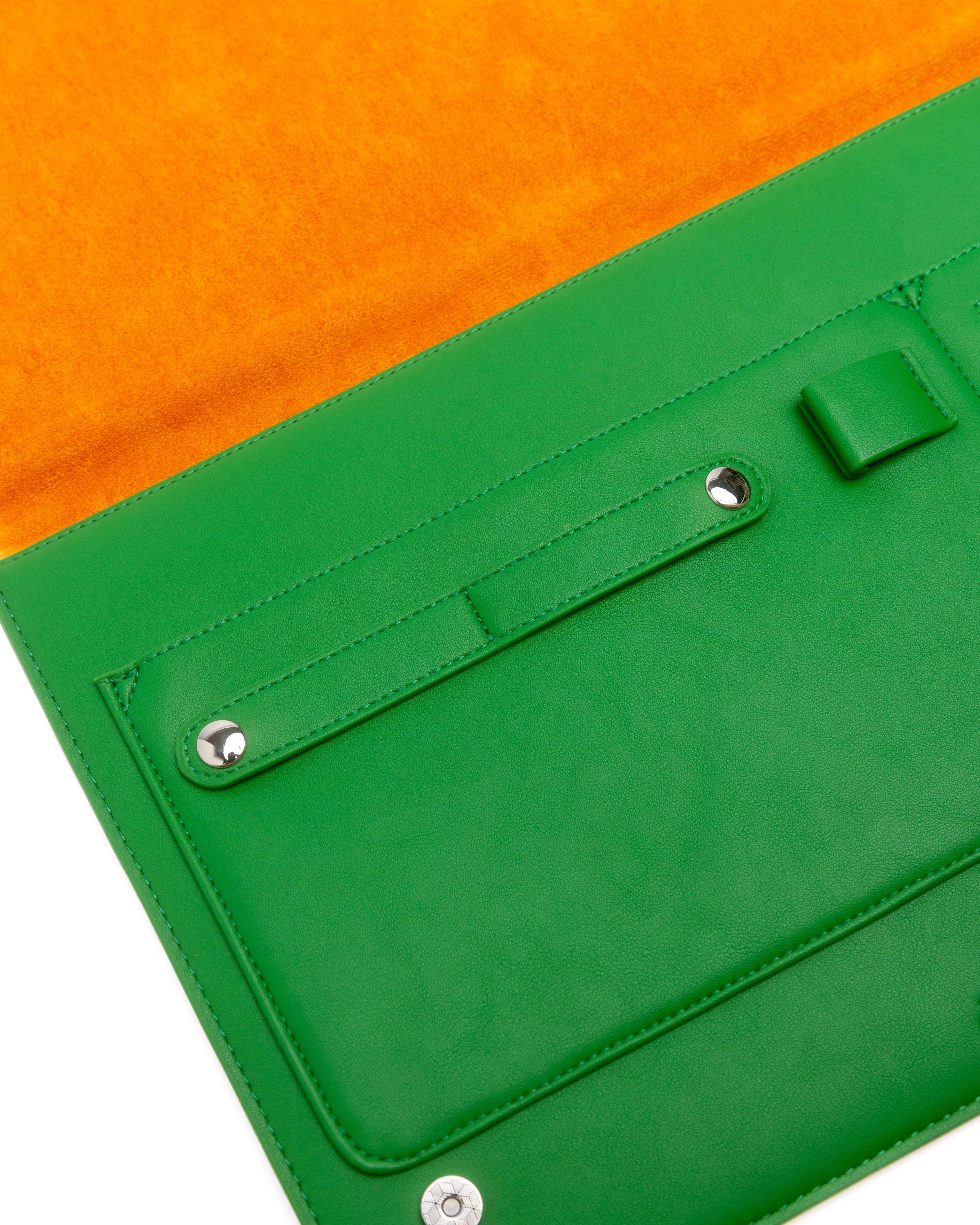 "Travel Gear" Laptop Case (BOTTEGA GREEN)