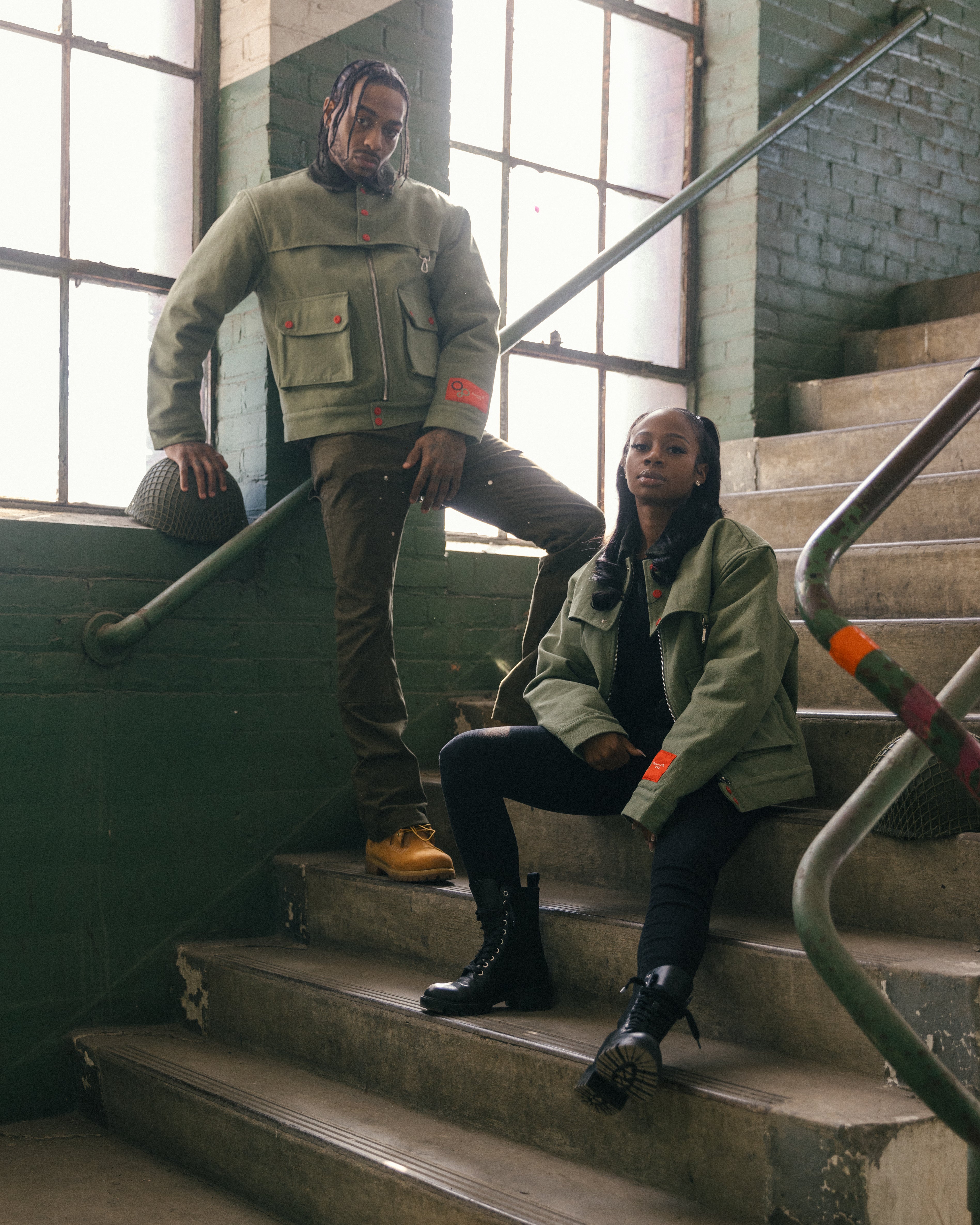 JAPAN MILITARY WORK JACKET (OLIVE)