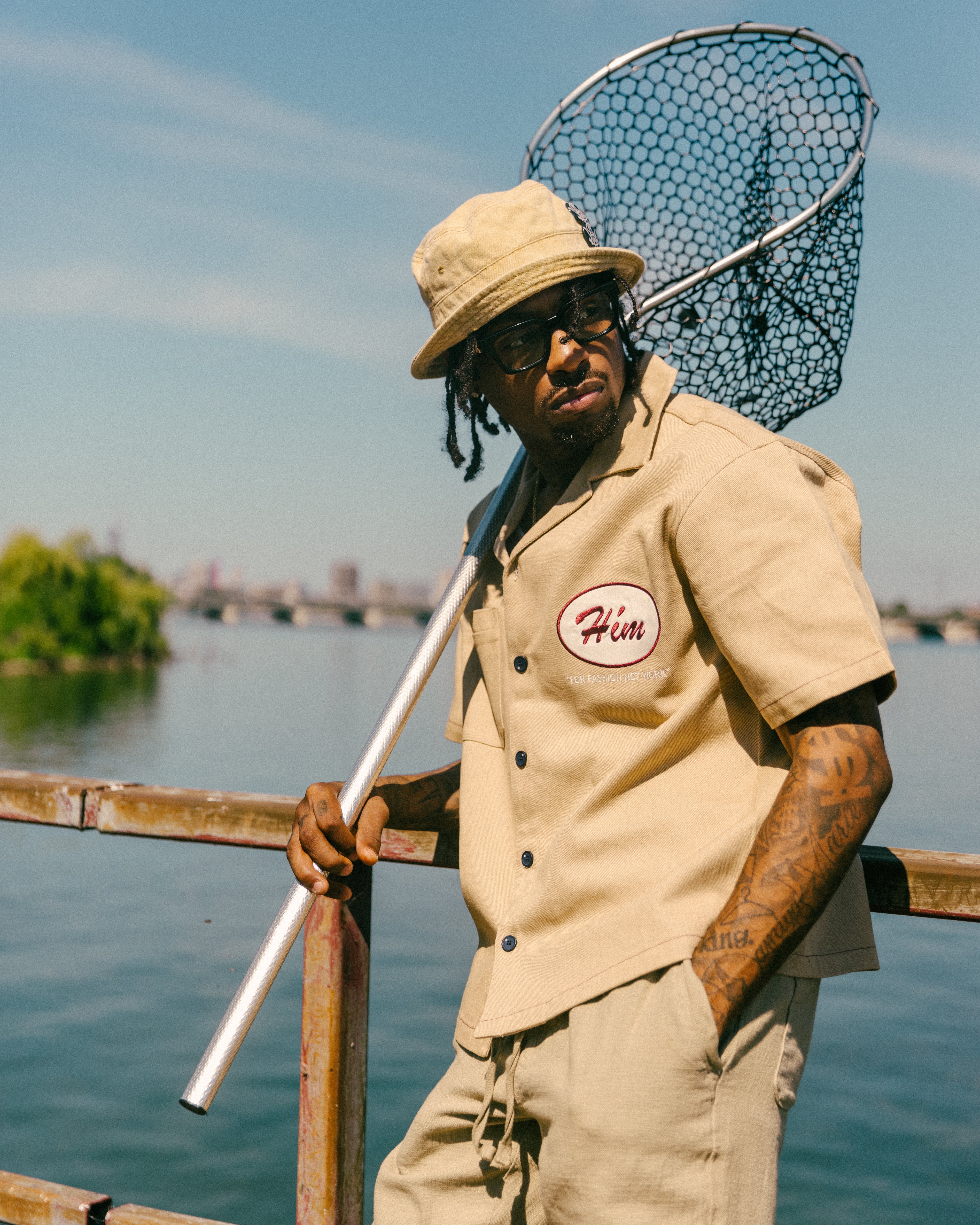 GONE FISHING "Hím" WORKSHIRT