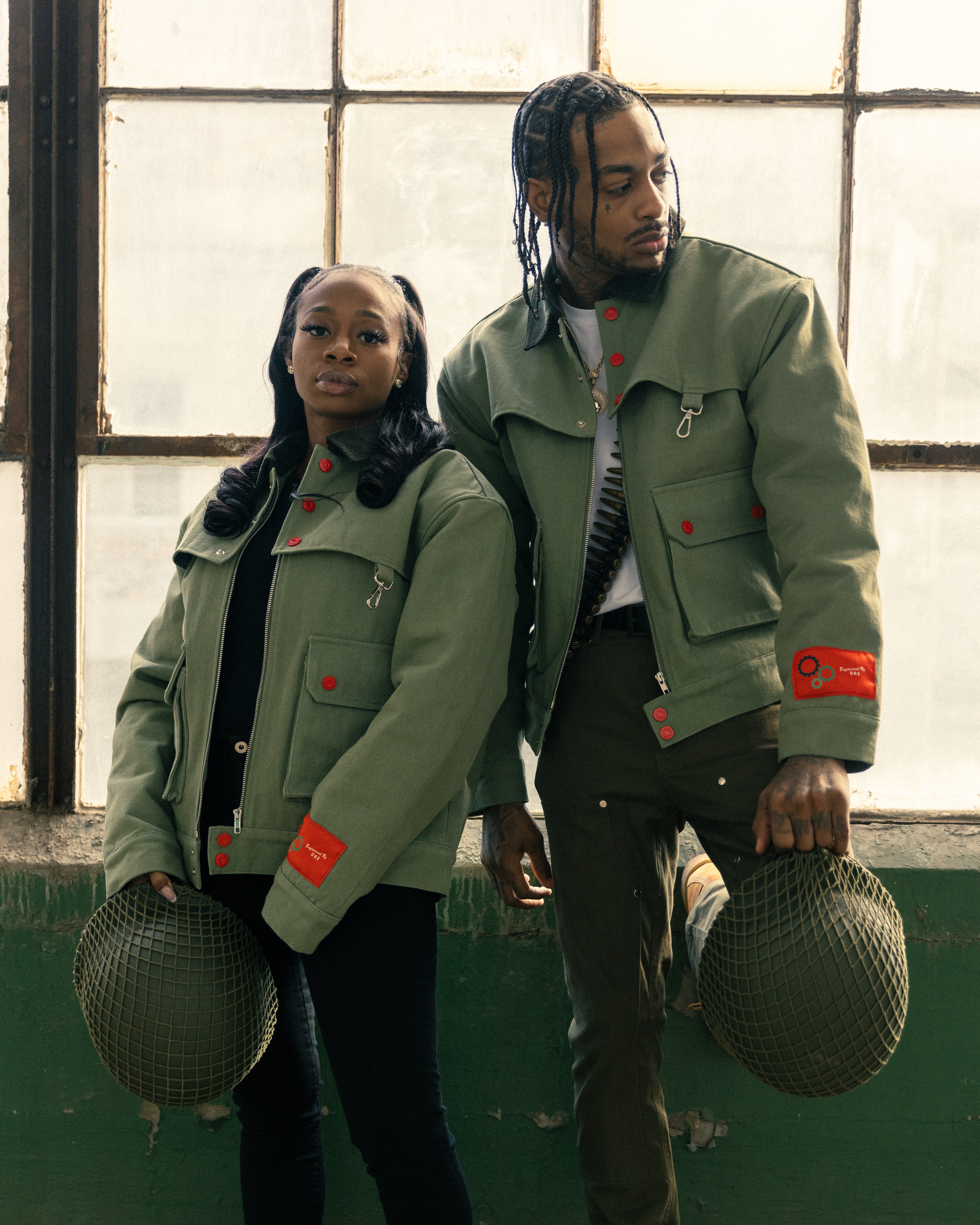 JAPAN MILITARY WORK JACKET (OLIVE)