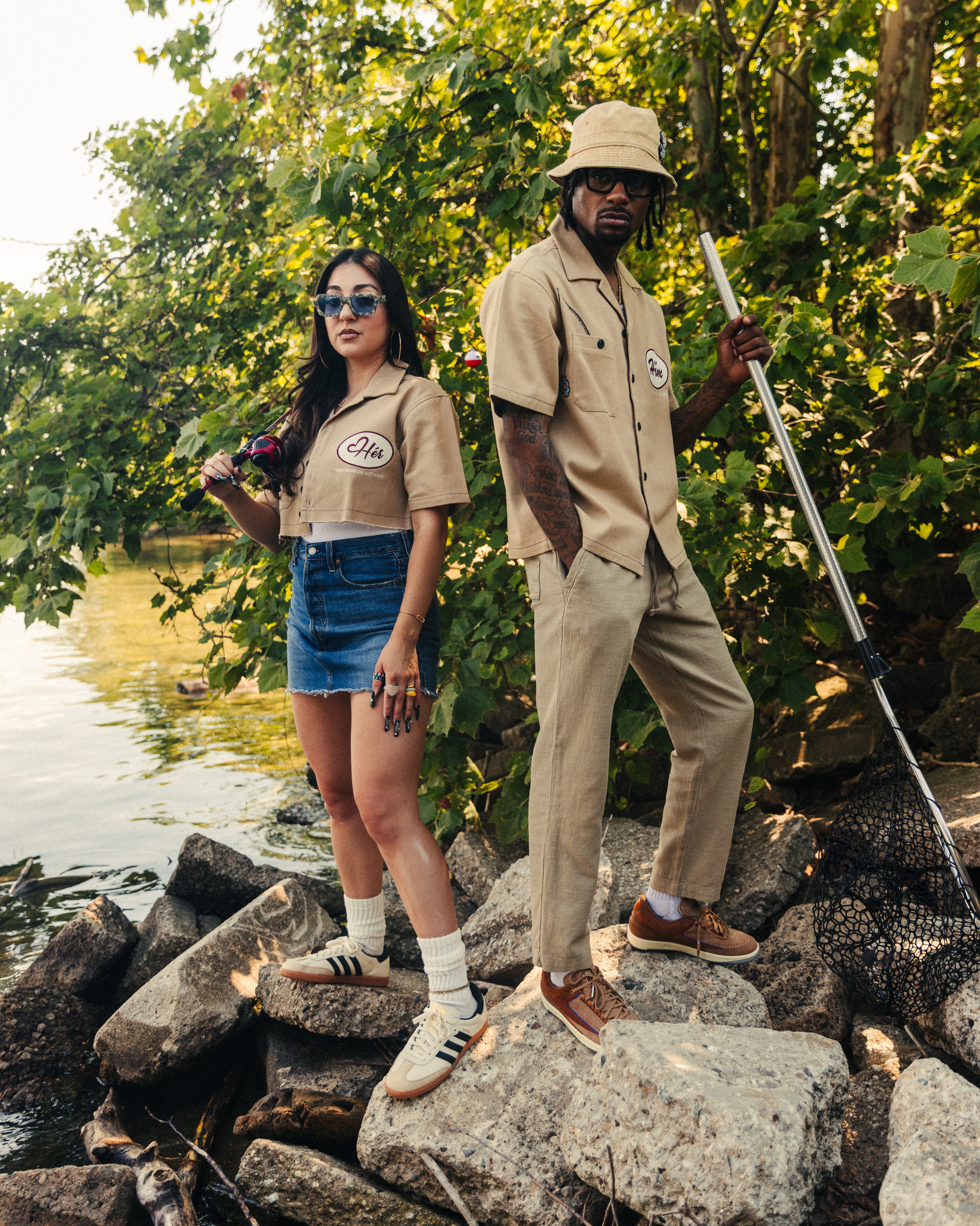 GONE FISHING "Hím" WORKSHIRT